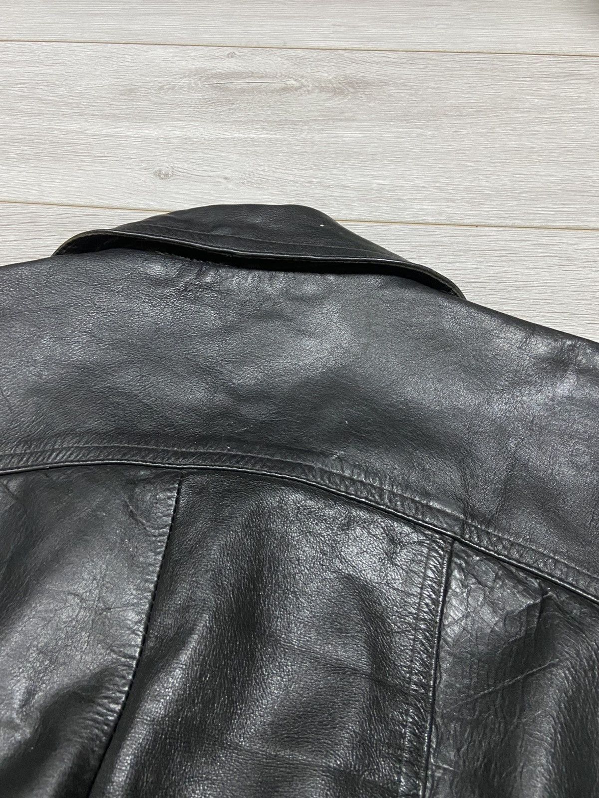 Genuine Leather Leather bomber jacket vintage zip Size US S / EU 44-46 / 1 - 17 Thumbnail