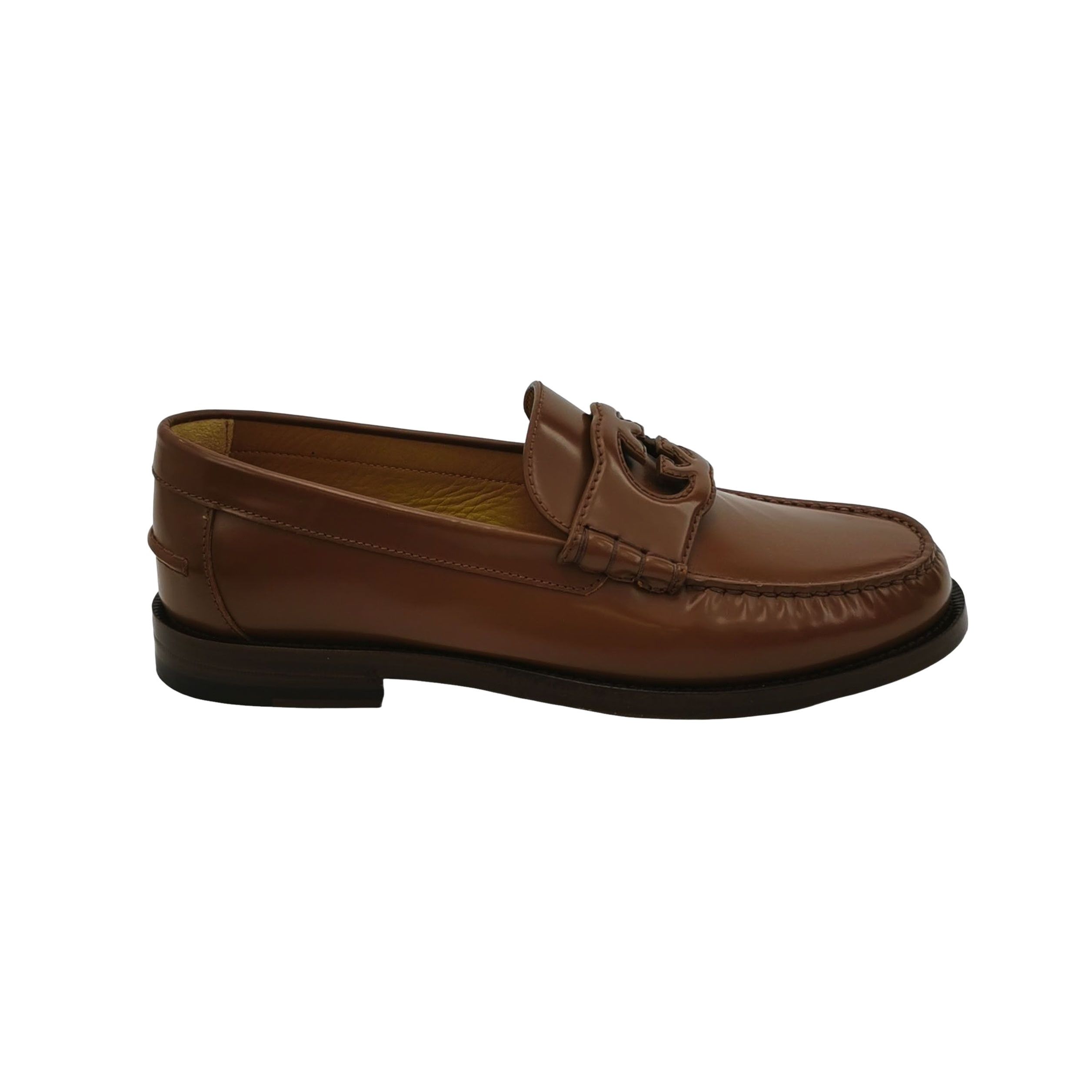 Gucci Gucci Interlocking G Leather Loafers Size 7 Size US 8 / EU 41 - 1 Thumbnail