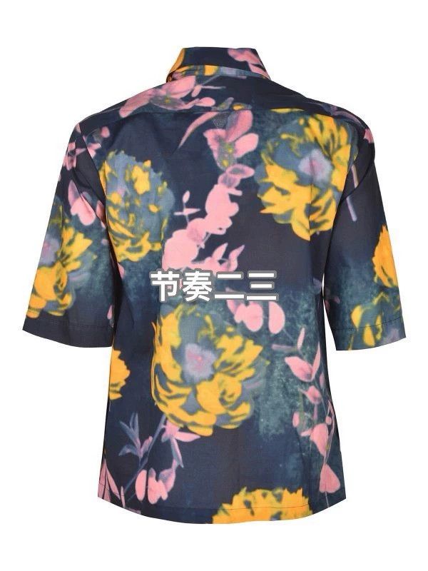 Dries Van Noten Dries Van Noten size:34 Black and yellow color-blocked pri Size S / US 4 / IT 40 - 3 Thumbnail