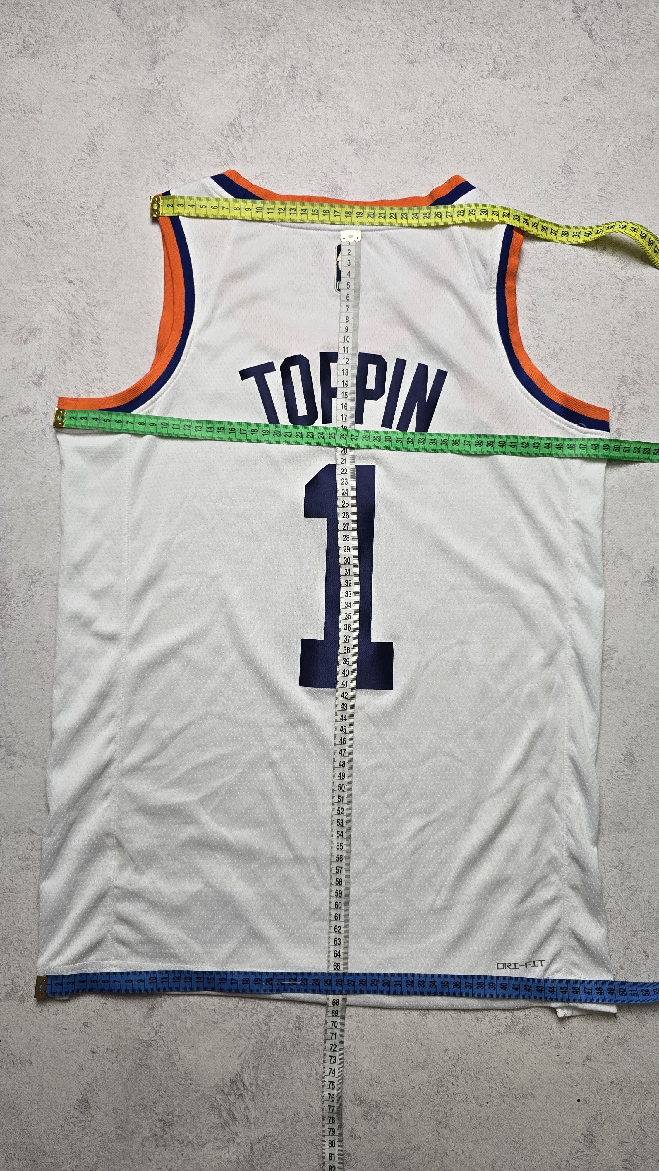Nike Obi Toppin #1 Knicks 75th Anniversary Swingman Jersey NBA Size US S / EU 44-46 / 1 - 3 Thumbnail