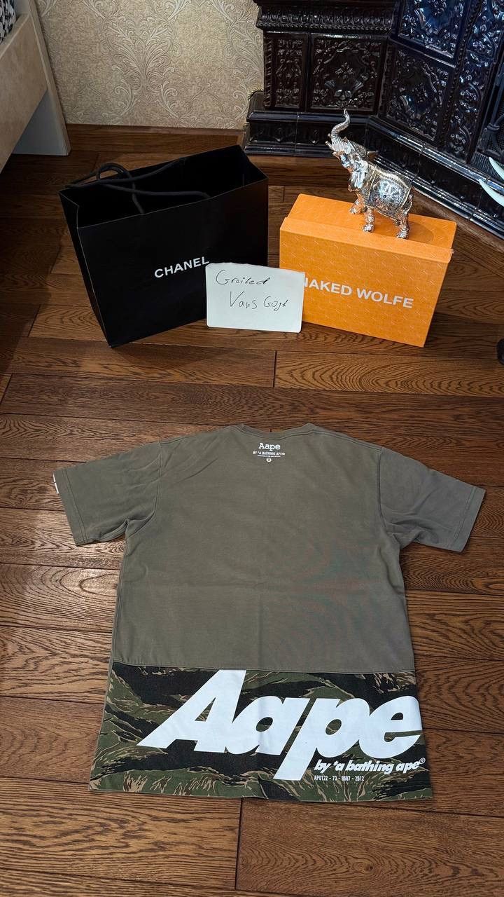 Aape AAPE Logo Tee Back Big Logo size L Size US L / EU 52-54 / 3 - 2 Thumbnail
