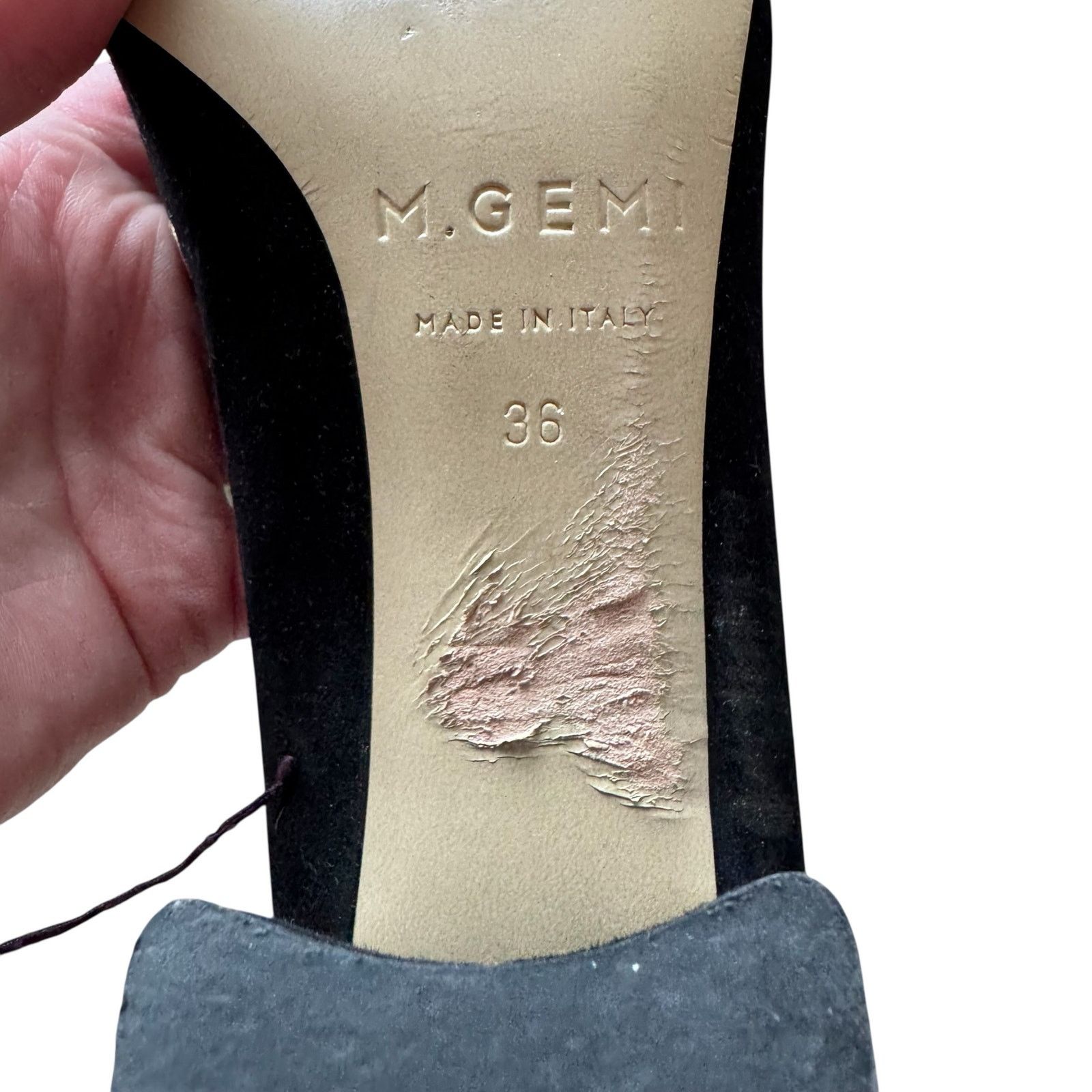 M.Gemi M. GEMI The Lustro Black Suede Pumps Size 36/ US 6 Size US 6 / IT 36 - 7 Thumbnail