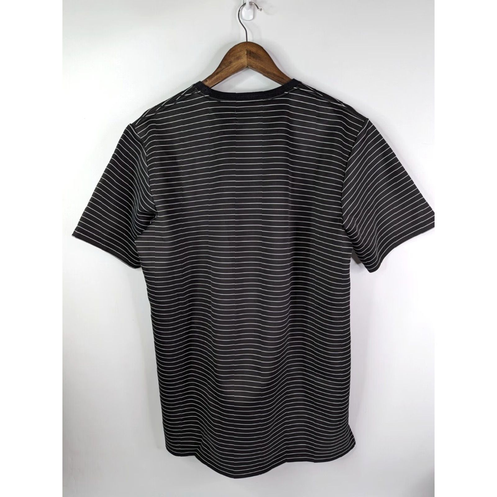 Vintage Dope Brand Black White Striped Logo Crew Neck Short Sleeve T-Shirt Large Mens Shirt Regular Fit Size US L / EU 52-54 / 3 - 4 Thumbnail