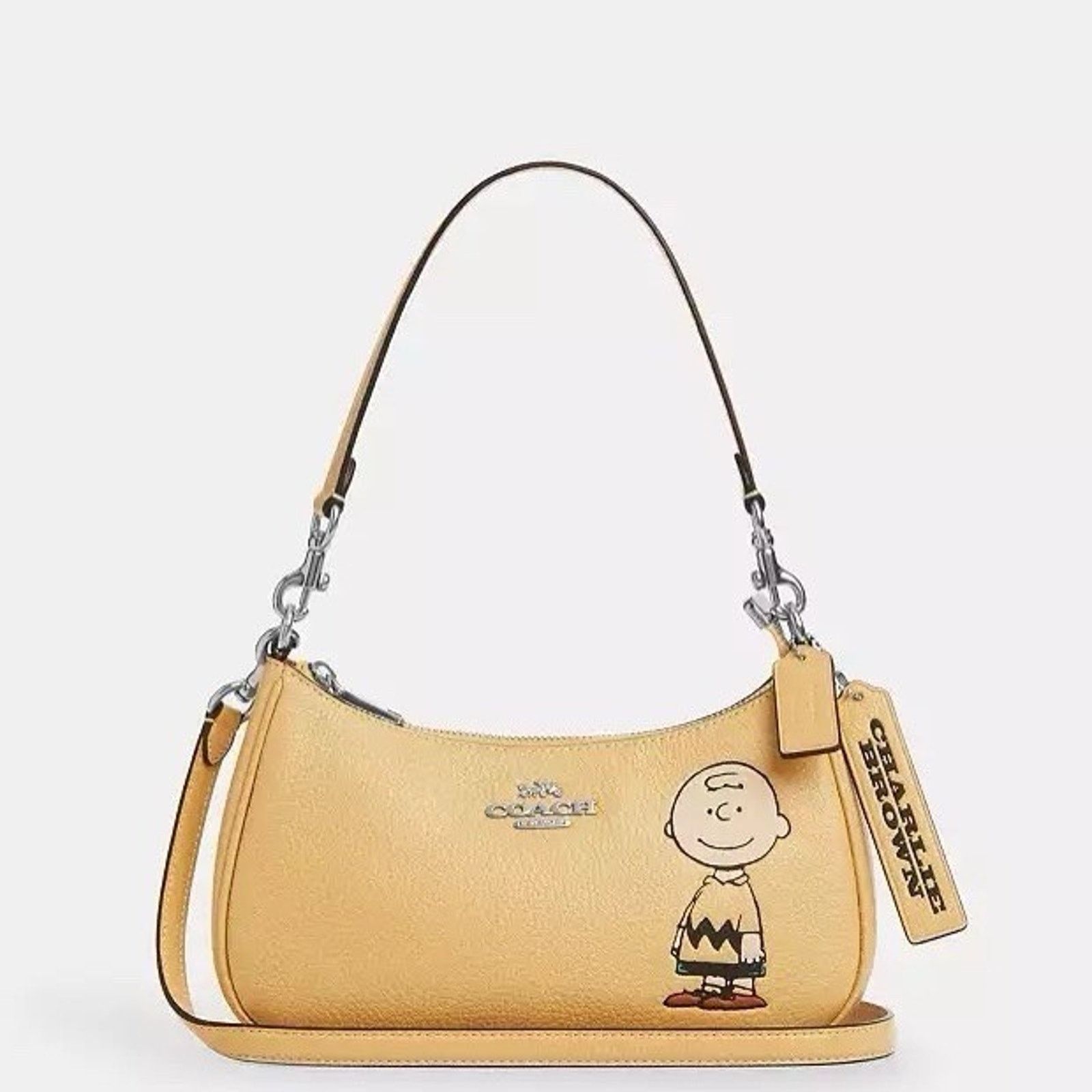 Coach NWT Coach CBJ83 X Peanuts Teri Shoulder Bag Charlie Brown Size ONE SIZE - 7 Thumbnail