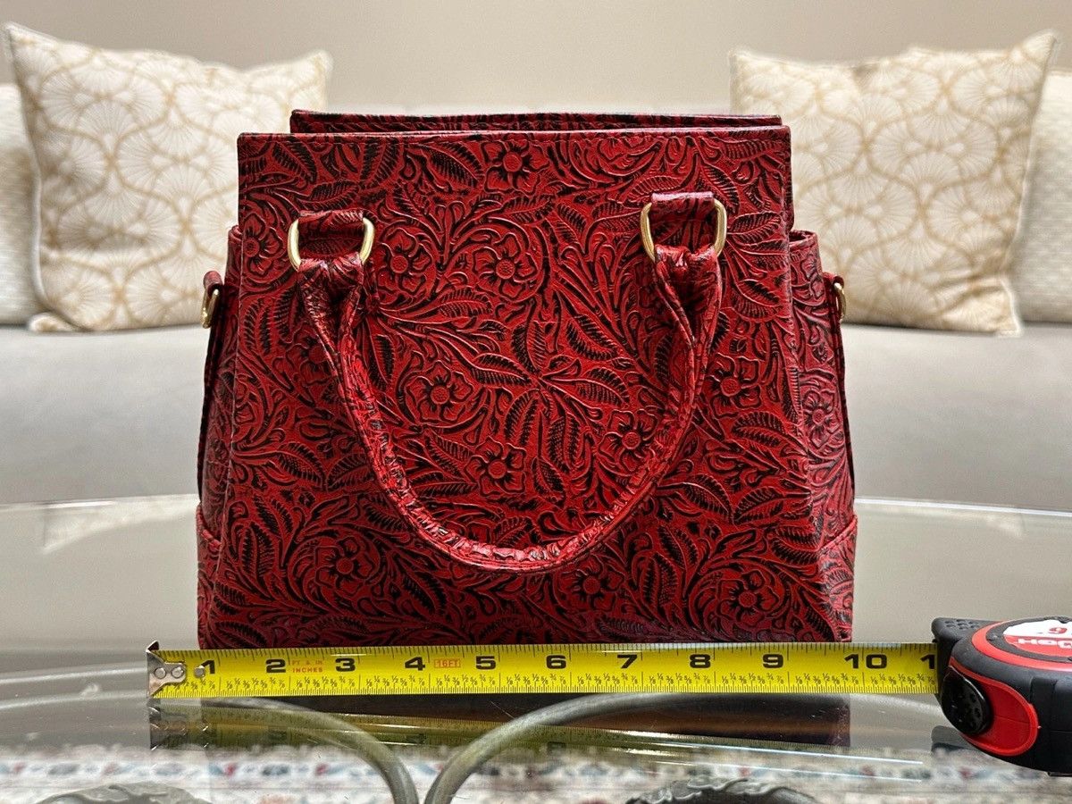 Other 1 Tooled Leather Shoulder Tote Bag from Mexico – Artisan Size ONE SIZE - 1 Thumbnail