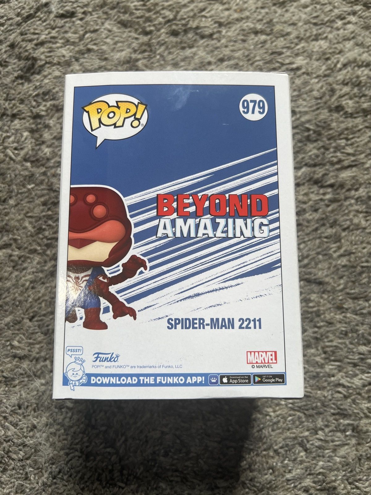 Marvel Comics Funko Pop! Spider-Man 2211 Bobble-Head Size ONE SIZE - 2 Thumbnail