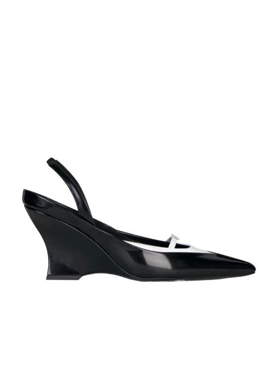 Givenchy o1w1db10325 Raven Slingback Pump 80mm in Black Size US 7 / IT 37 - 1 Thumbnail