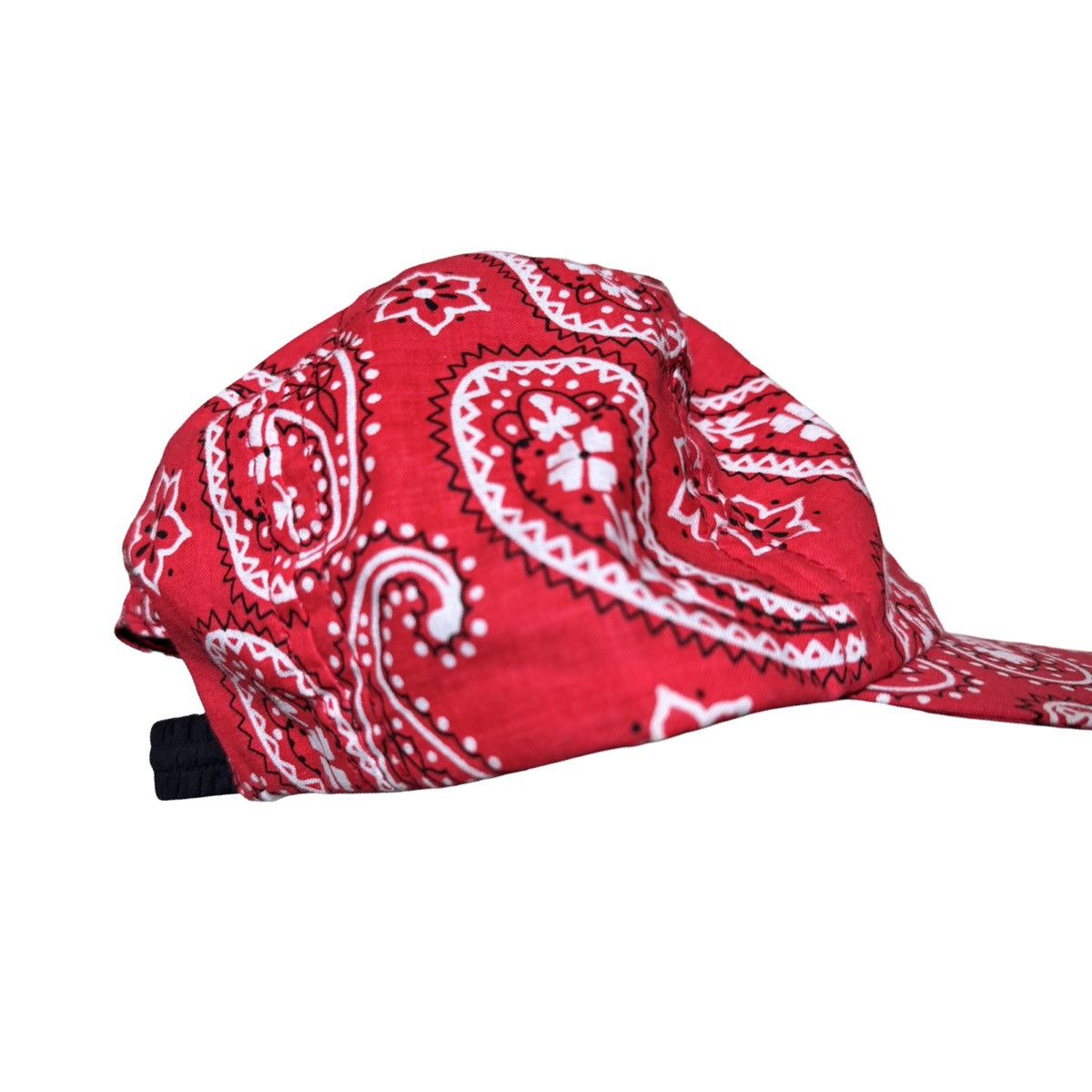 Vintage Vintage Red Paisley Bandana Band Hat OSFM USA Western Cowboy Size ONE SIZE - 4 Thumbnail