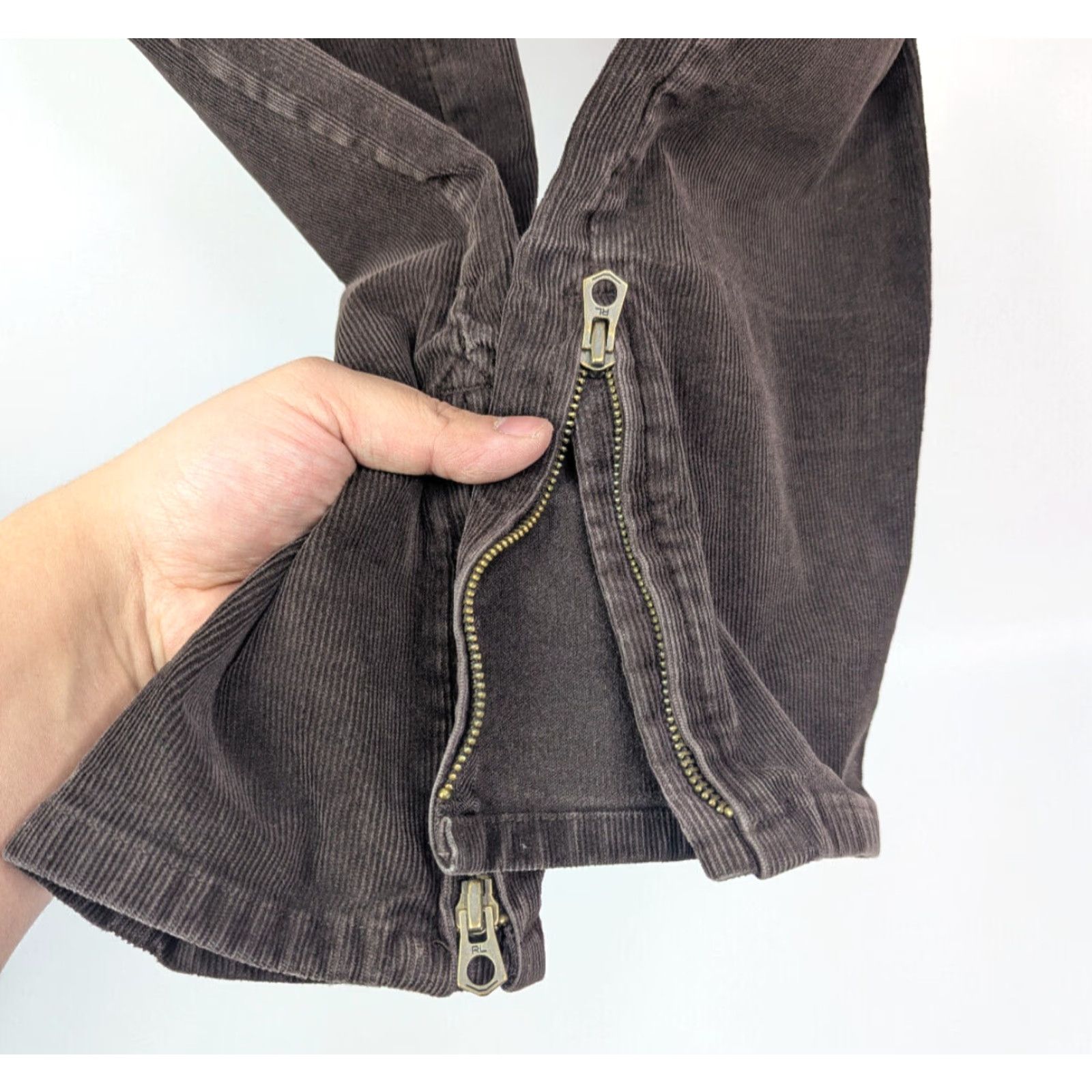 Ralph Lauren Ralph Lauren Pants Girls Brown Corduroy Cargo Style Size 16 Ankle Length Size 38" / US 16 / IT 52 - 6 Thumbnail