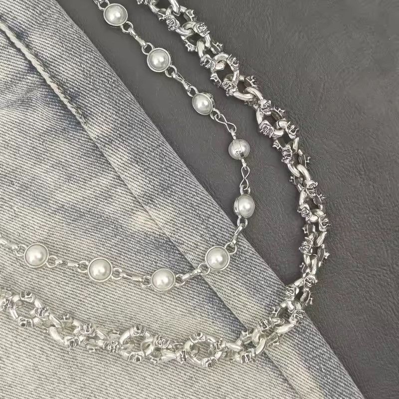 Japanese Brand × Vintage Fashionable Pearl Skull Pants Chain Size ONE SIZE - 3 Thumbnail