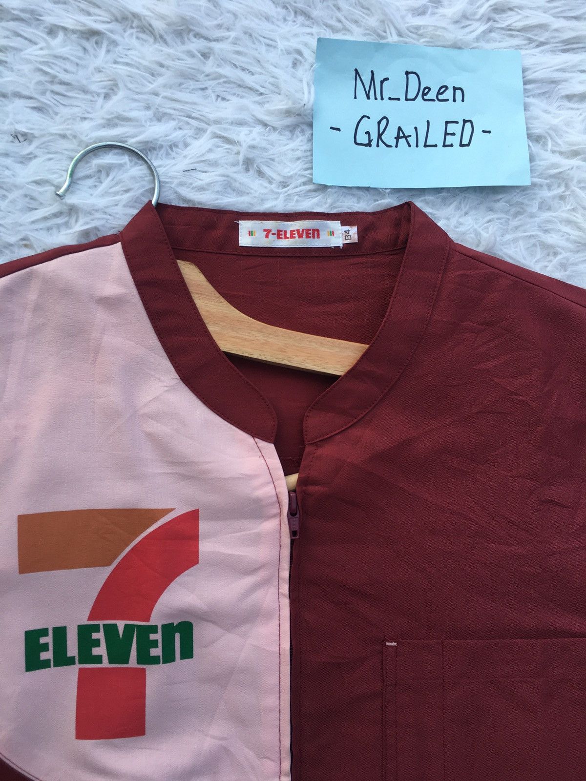 Japanese Brand Rare 7 Eleven Uniform Staff Shirt Size US L / EU 52-54 / 3 - 6 Thumbnail