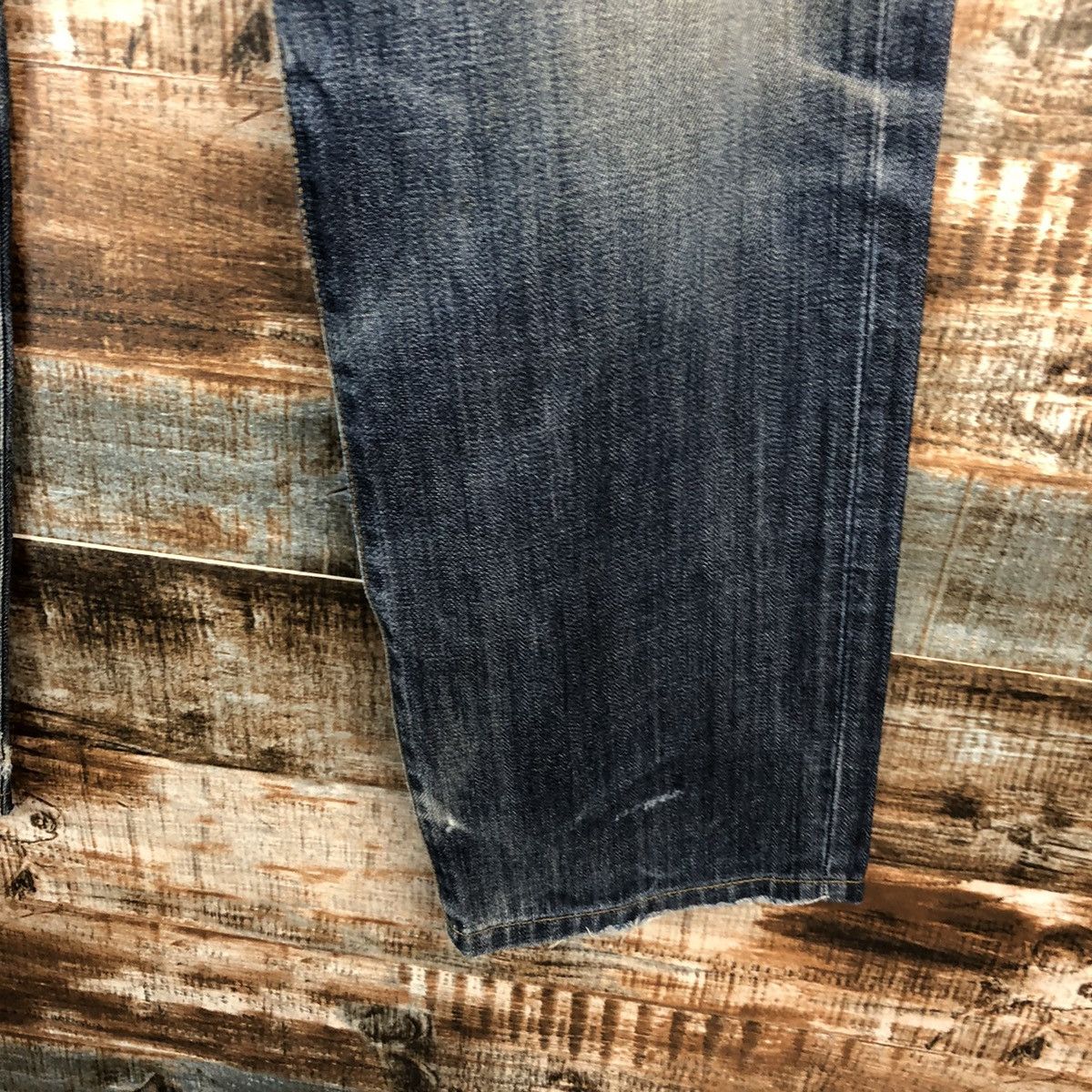 Japanese Brand Uniqlo Blue faded Distressed Denim Pants #A1396 Size US 30 / EU 46 - 11 Thumbnail