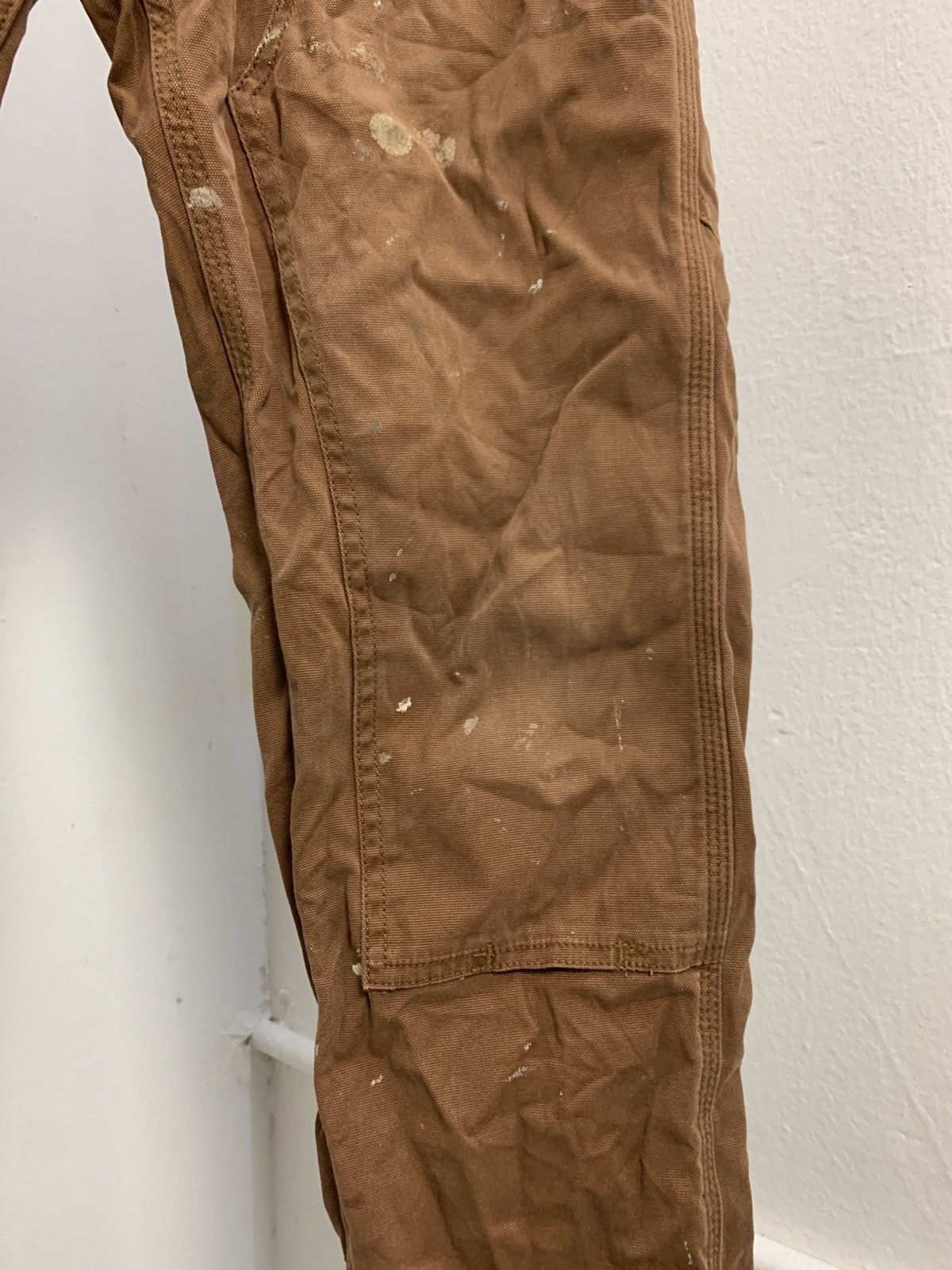 Carhartt × Carhartt Wip Trashed‼️Carhartt double knee carpenter painted damaged Size US 30 / EU 46 - 9 Thumbnail