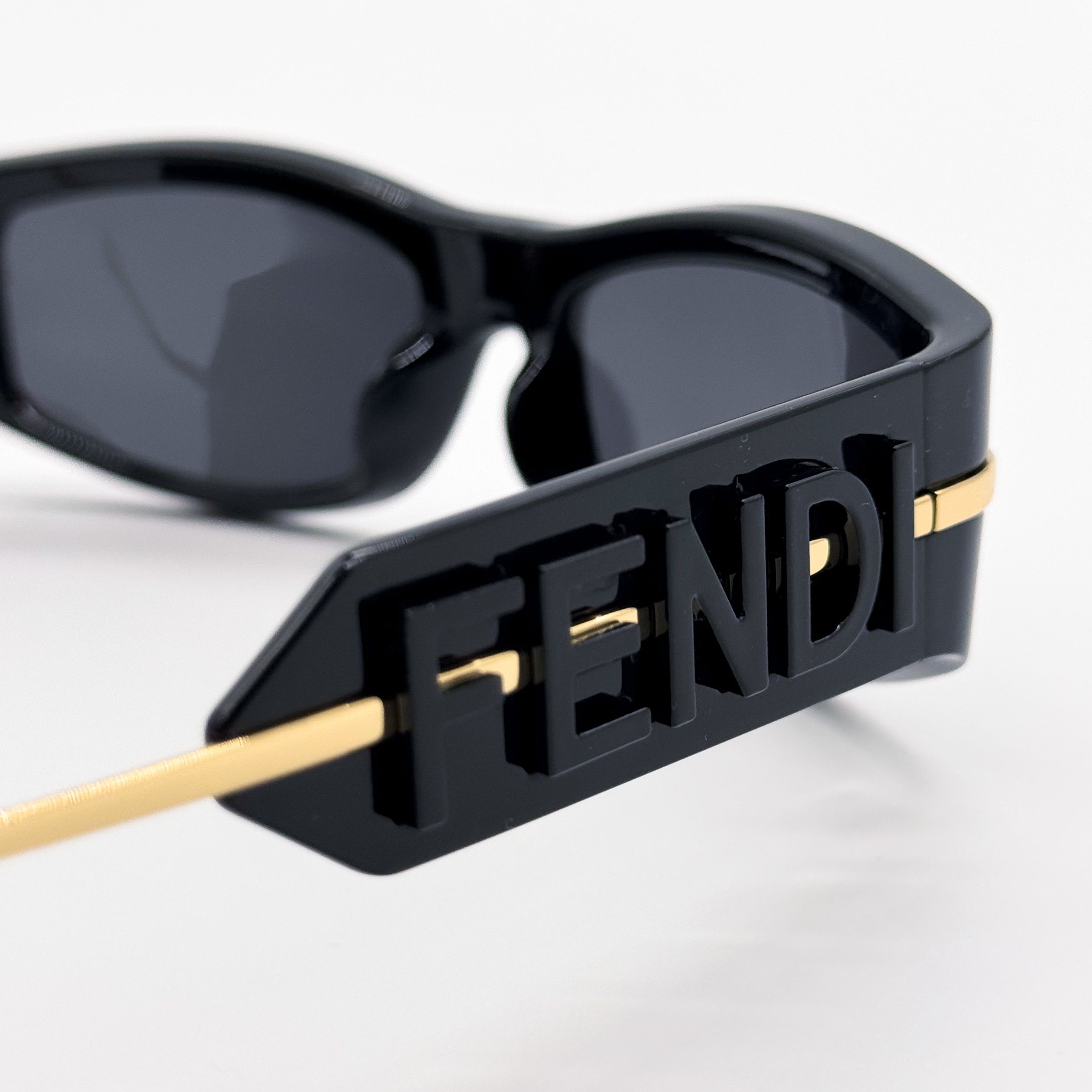 Fendi NEW FENDI FE40120I 01A SHINY BLACK WOMEN SUNGLASSES FENDI Size ONE SIZE - 7 Thumbnail
