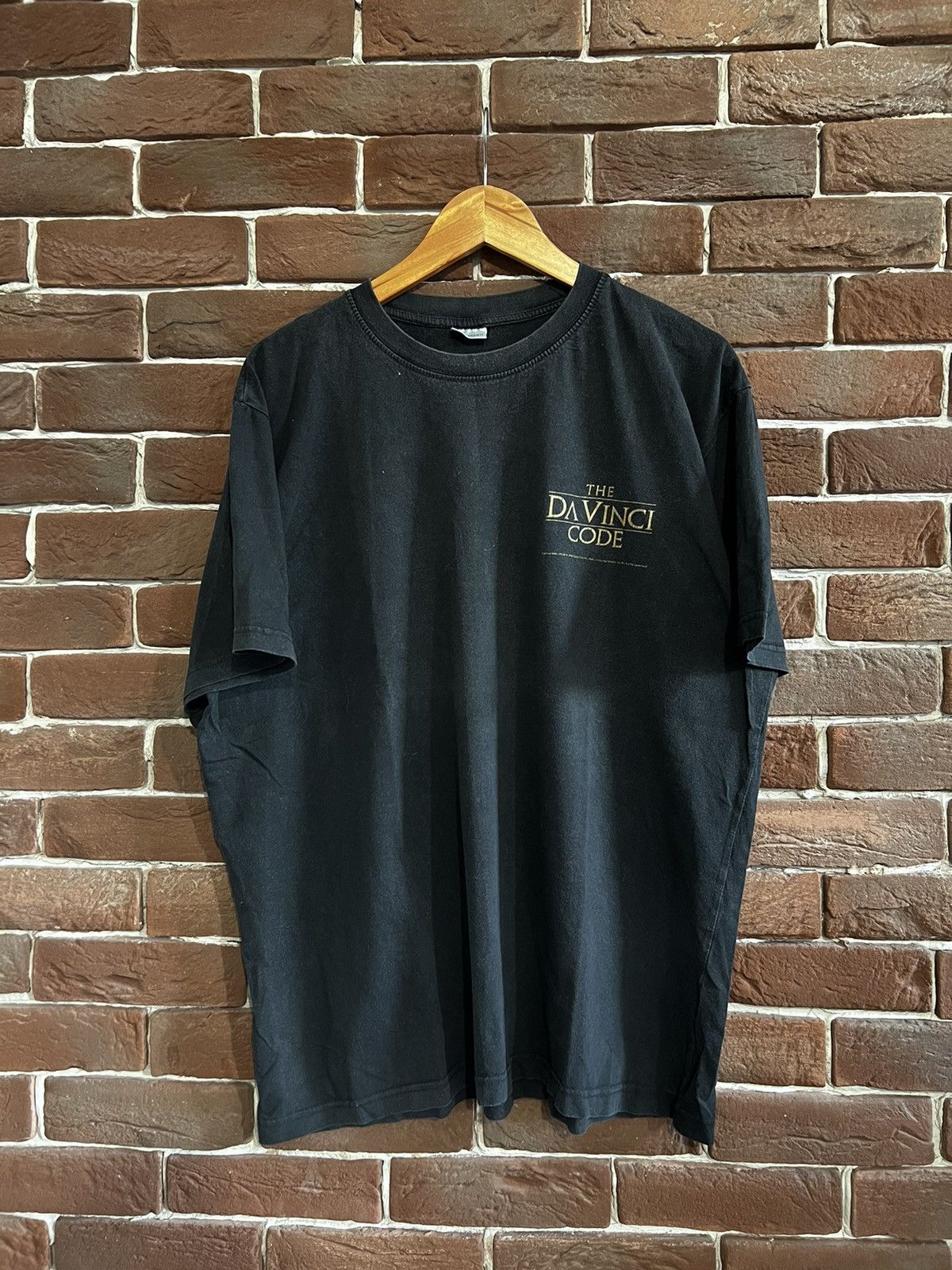 Vintage Vintage 2008 Da Vinci Code Movie Art Washed Tee L black Size US L / EU 52-54 / 3 - 1 Thumbnail
