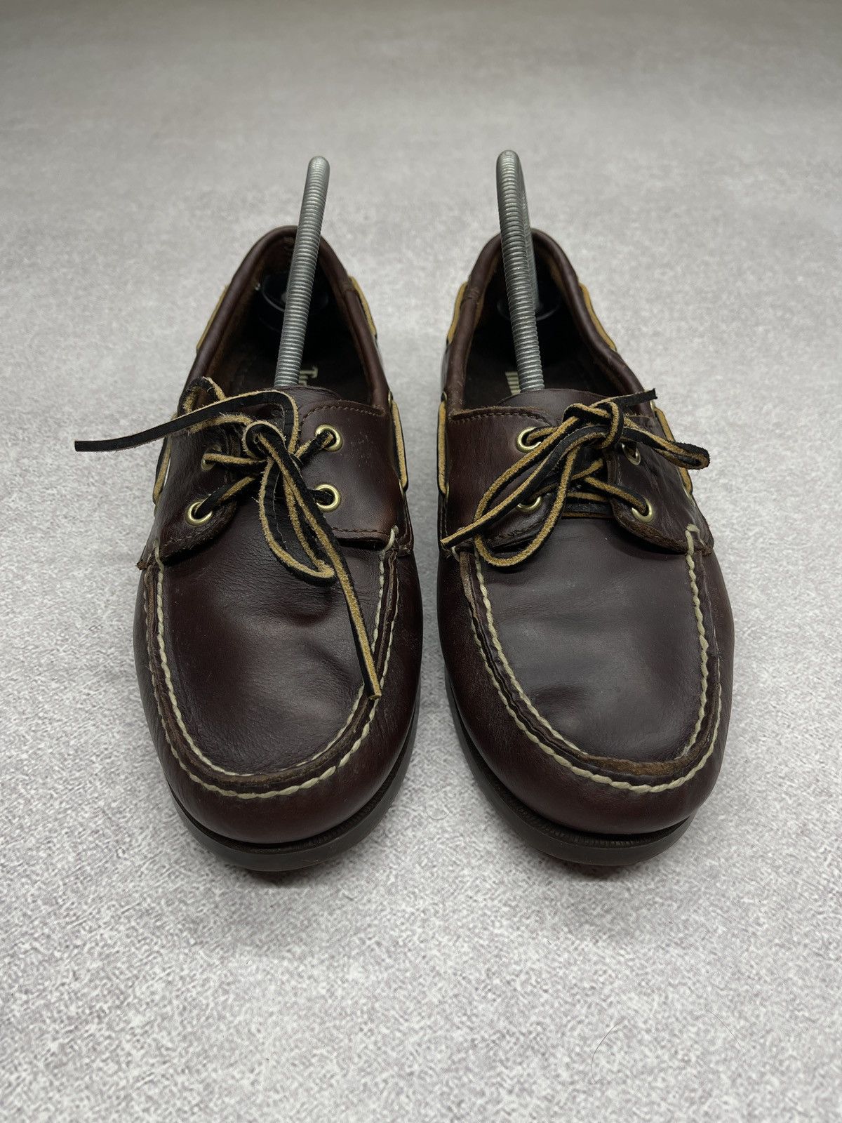 Timberland Mens Timberland 3 Leather Top Sider Low Boot Brown Size US 8.5 / EU 41-42 - 6 Thumbnail