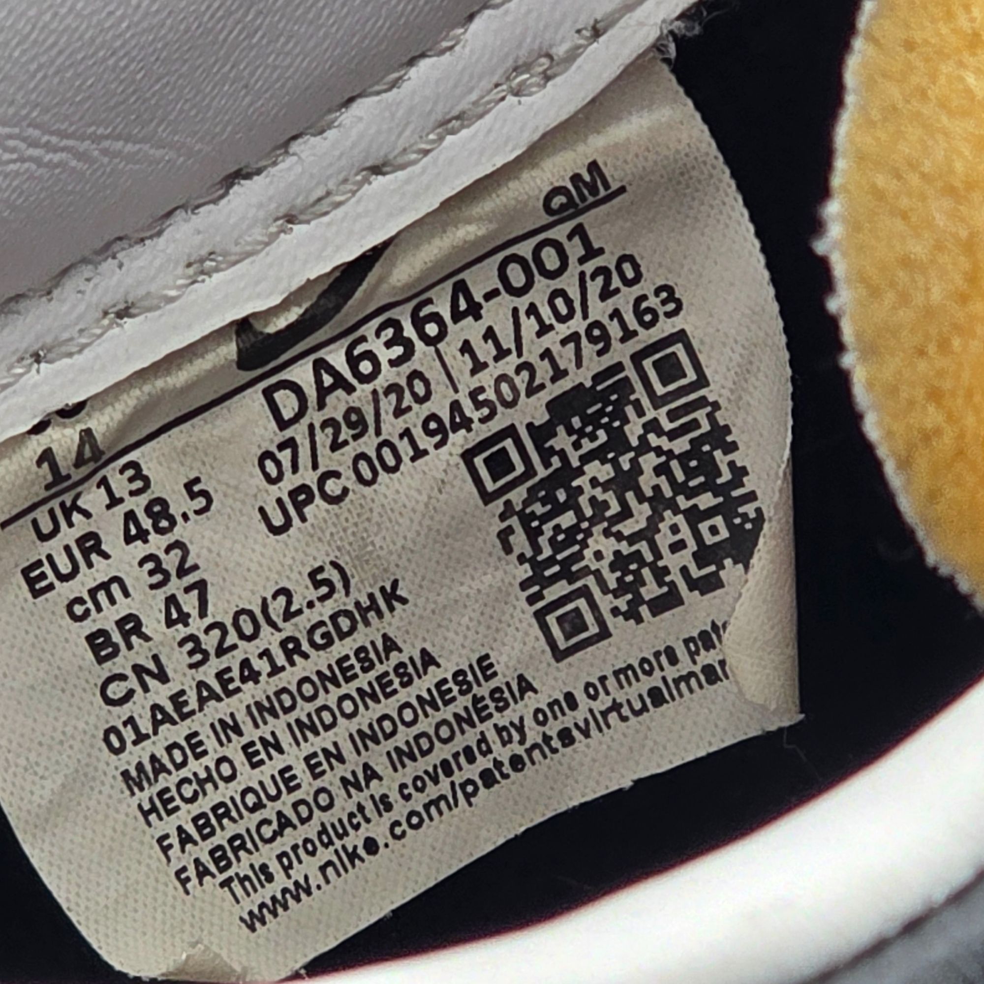 Nike Nike Blazer Low '77 Mens Size 14 Vintage Black White Sneaker Size US 14 / EU 47 - 7 Thumbnail