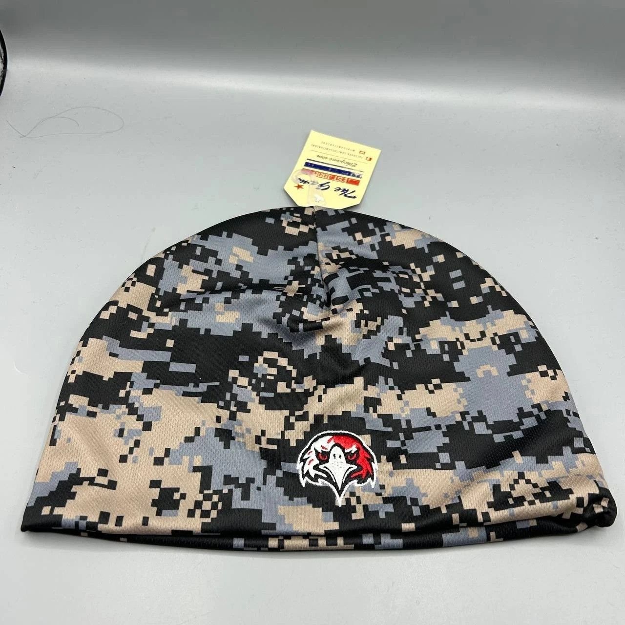 The Game Lakota West Firebirds Hat Men Black Gray Camo Beanie Size ONE SIZE - 1 Thumbnail