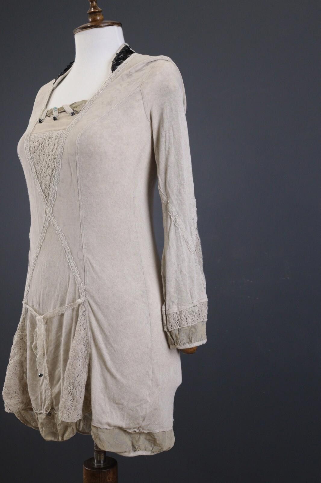 Designer Elisa Cavaletti Sono Italiano Gray A-Line Dress Size XS Size XS / US 0-2 / IT 36-38 - 8 Thumbnail