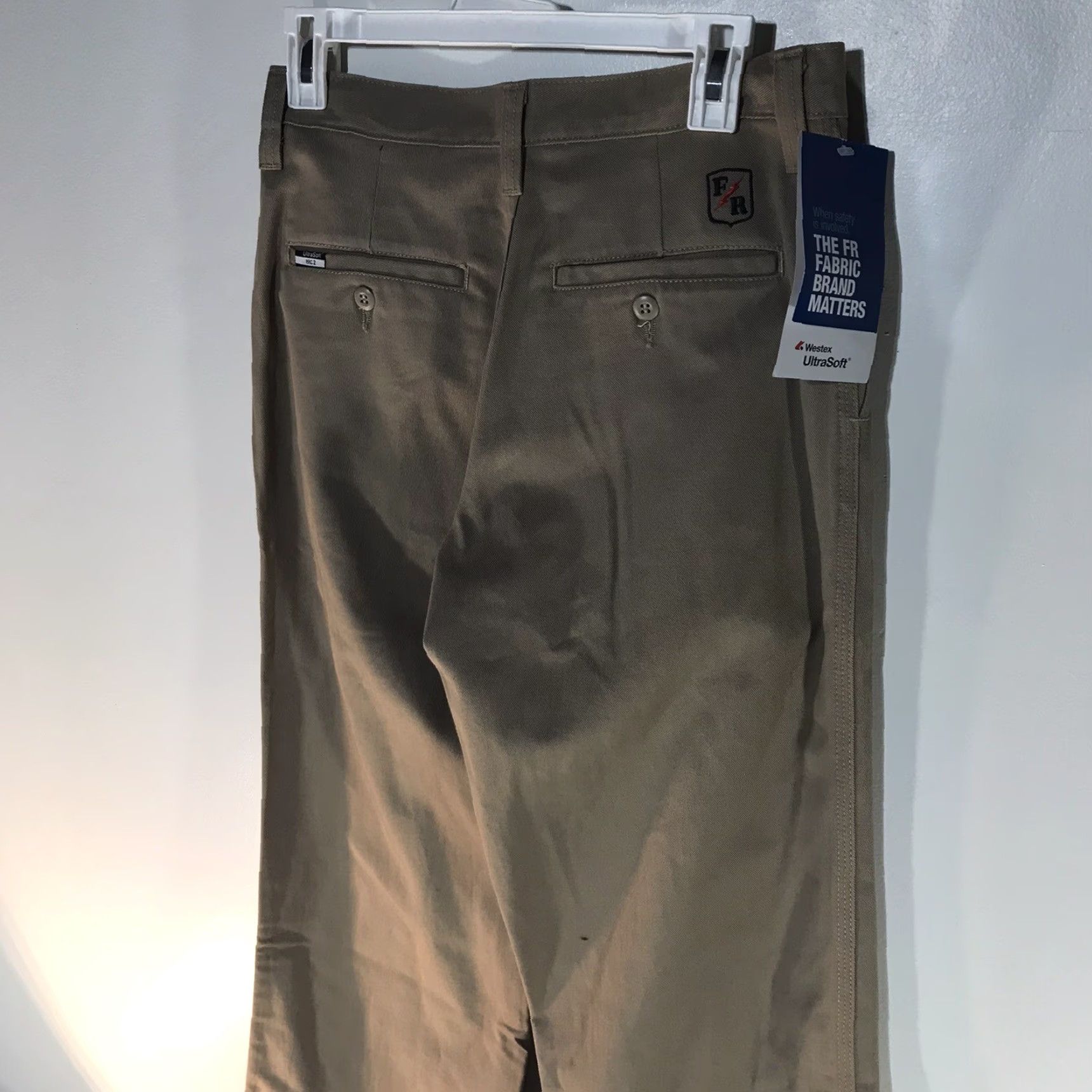 Vintage Riverside Fire Resistant Protective Pants Tan 30X38 Mens USA New Size US 30 / EU 46 - 4 Thumbnail