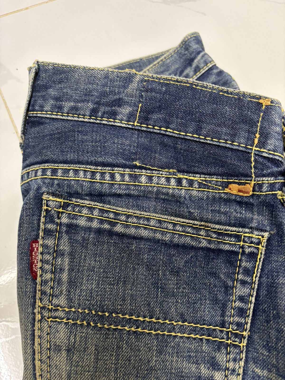 Kapital Vintage Big Stone Talon Zip Distressed Denim Jeans Size US 30 / EU 46 - 11 Thumbnail