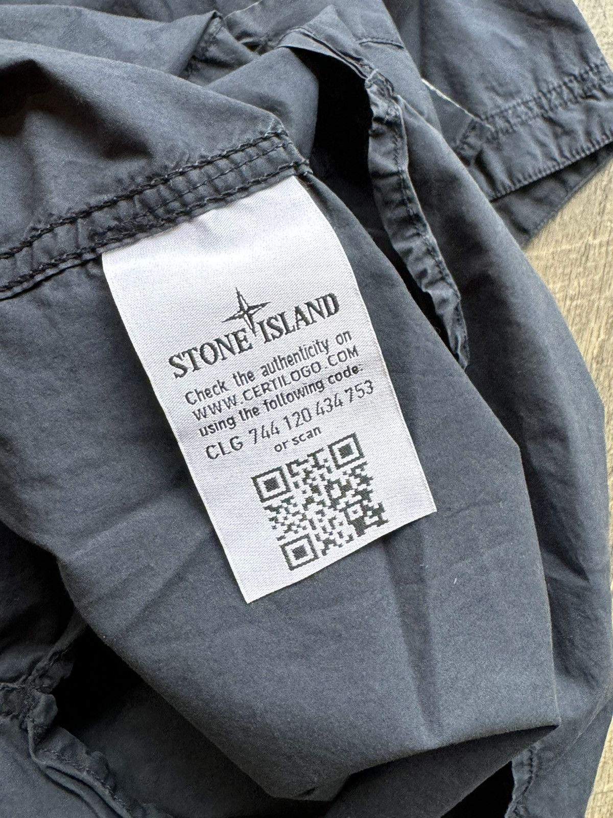 Stone Island Stone Island Navy Short Sleeve Button Up Shirt - Medium Size US M / EU 48-50 / 2 - 5 Thumbnail