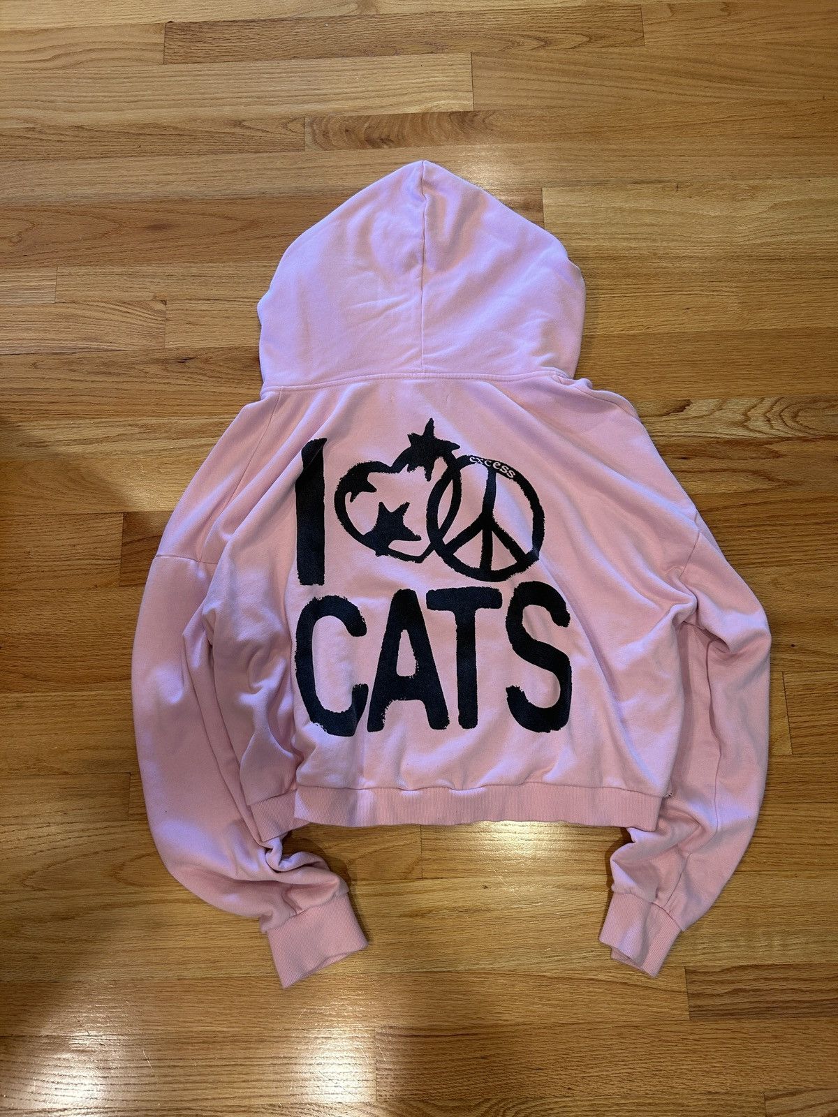 Other Excess! x Wisdumb ‘I Love Cats’ Zip-up Hoodie Size US L / EU 52-54 / 3 - 2 Thumbnail