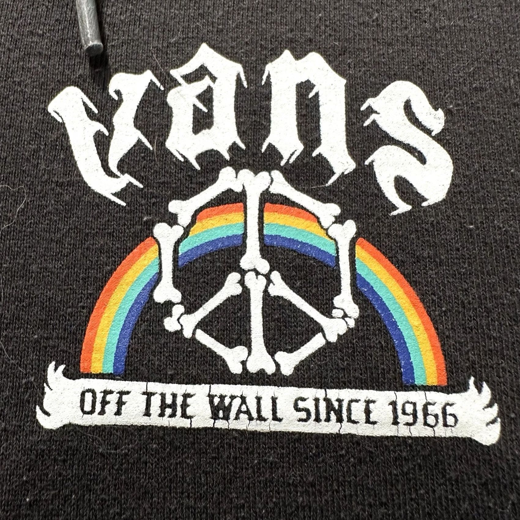 Vans VANS Hoodie Mens XL Black Dark Times Skull Pullover Hooded Women's? Size US XL / EU 56 / 4 - 4 Thumbnail