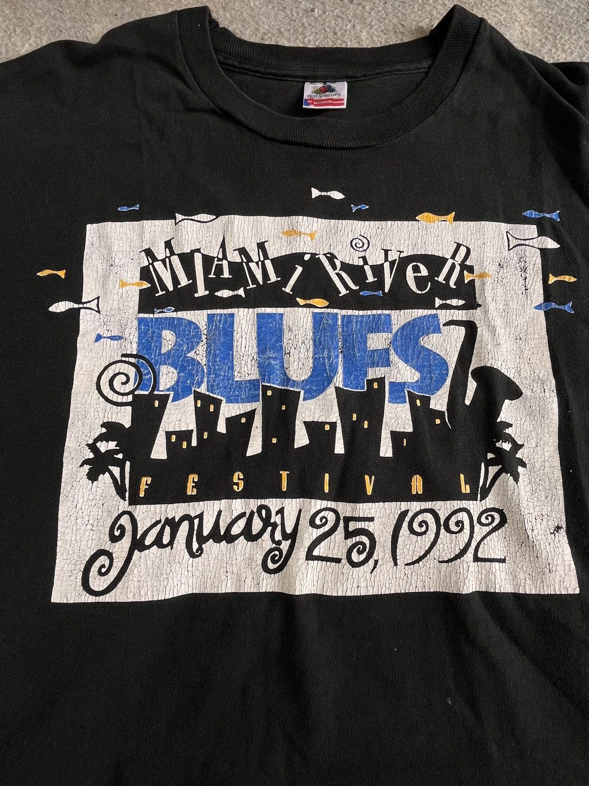 Band Tees Blues Festival January 25, 1992 Tees Size US XL / EU 56 / 4 - 2 Thumbnail