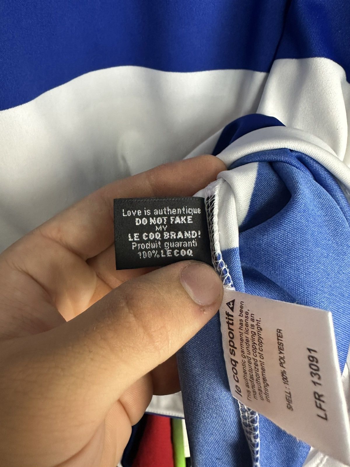 Le Coq Sportif Lee Coq Sportif QPR Home football shirt 2007 Soccer Jersey Size US M / EU 48-50 / 2 - 6 Thumbnail