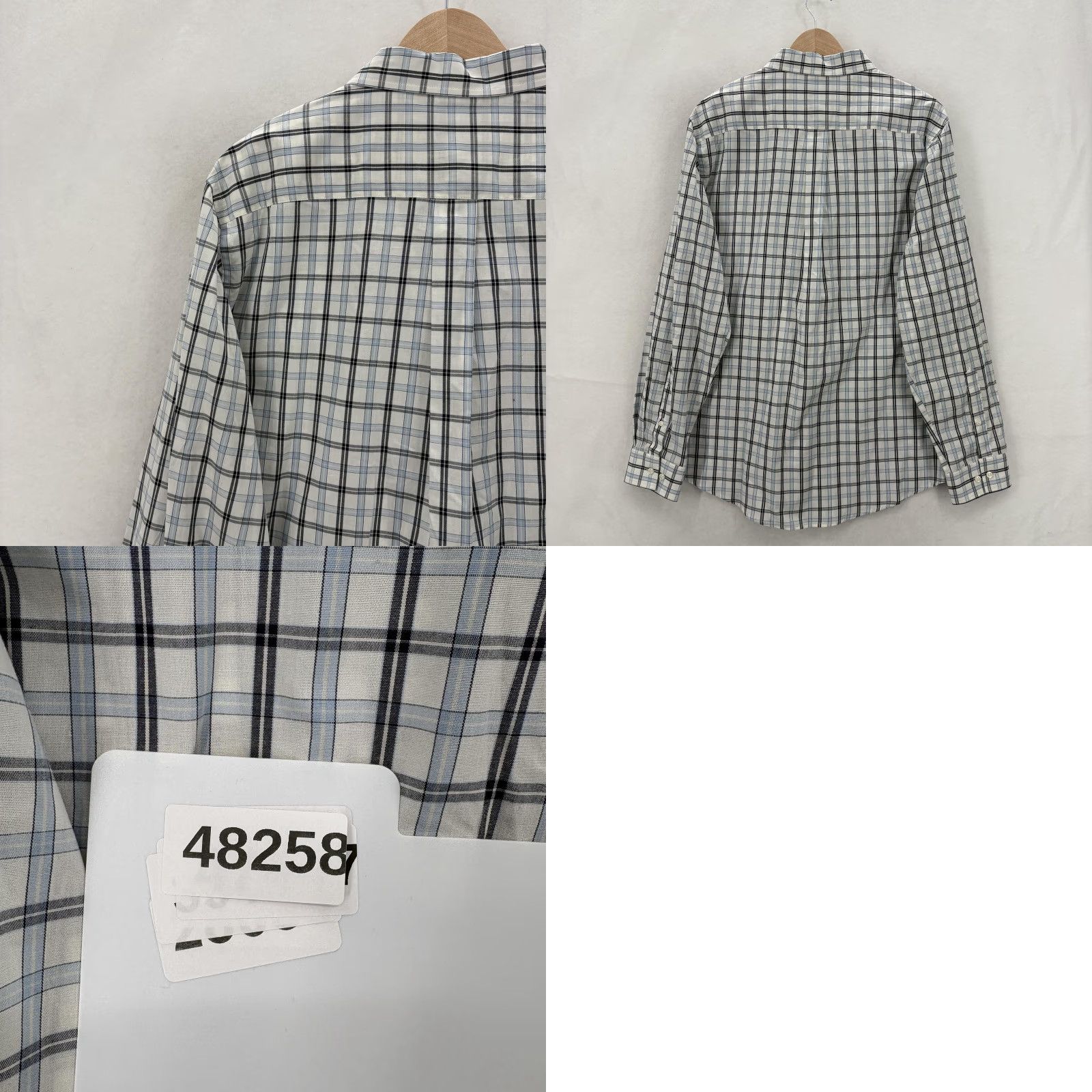 Croft & Barrow Croft & Barrow Shirt Mens Large White Plaid Long Sleeve True Comfort Stretch NWT Size US L / EU 52-54 / 3 - 9 Thumbnail