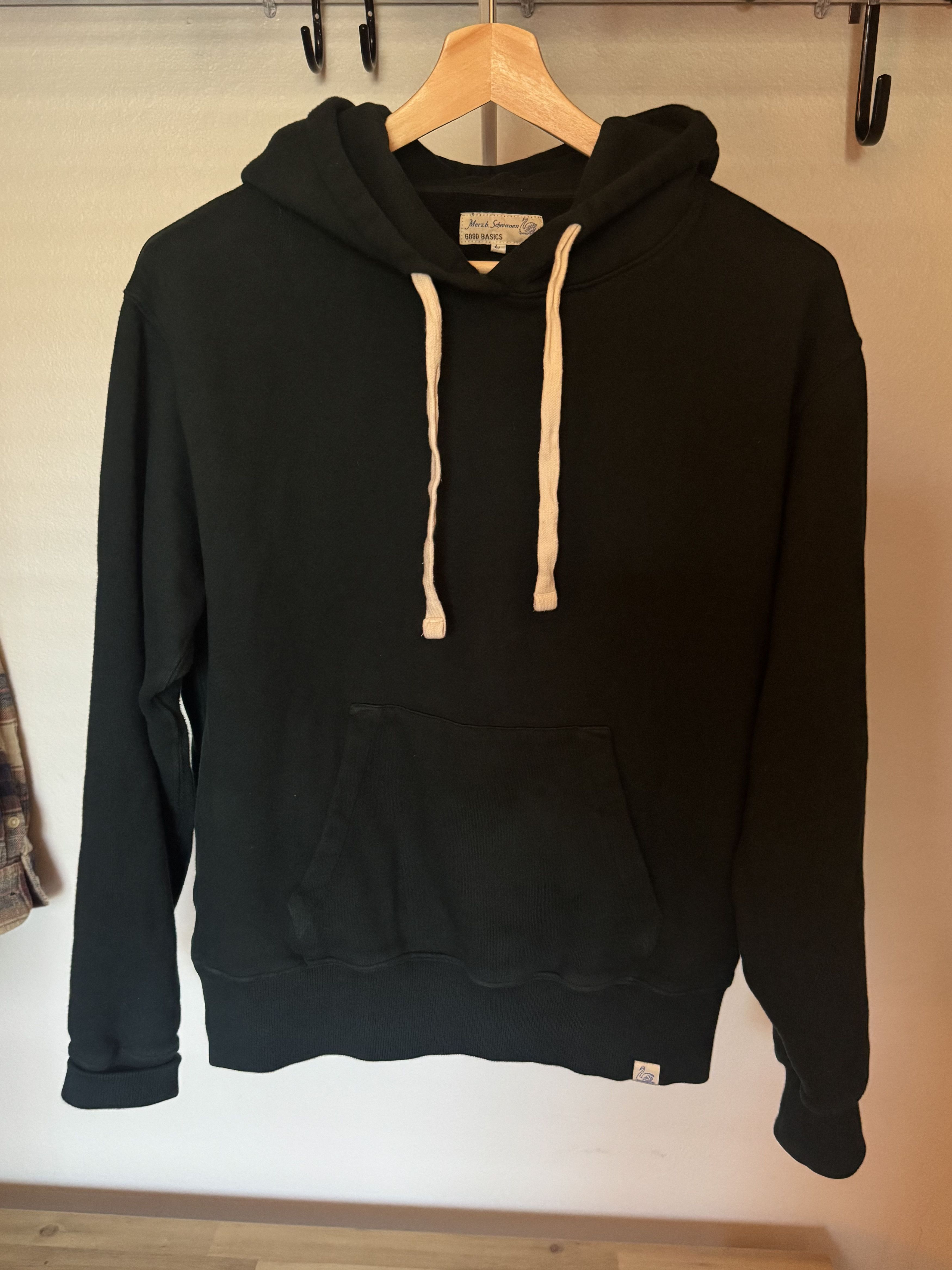 Merz B. Schwanen HD31.601 - 13oz Athletic Hoodie Relaxed Fit - College Green Size US L / EU 52-54 / 3 - 1 Thumbnail