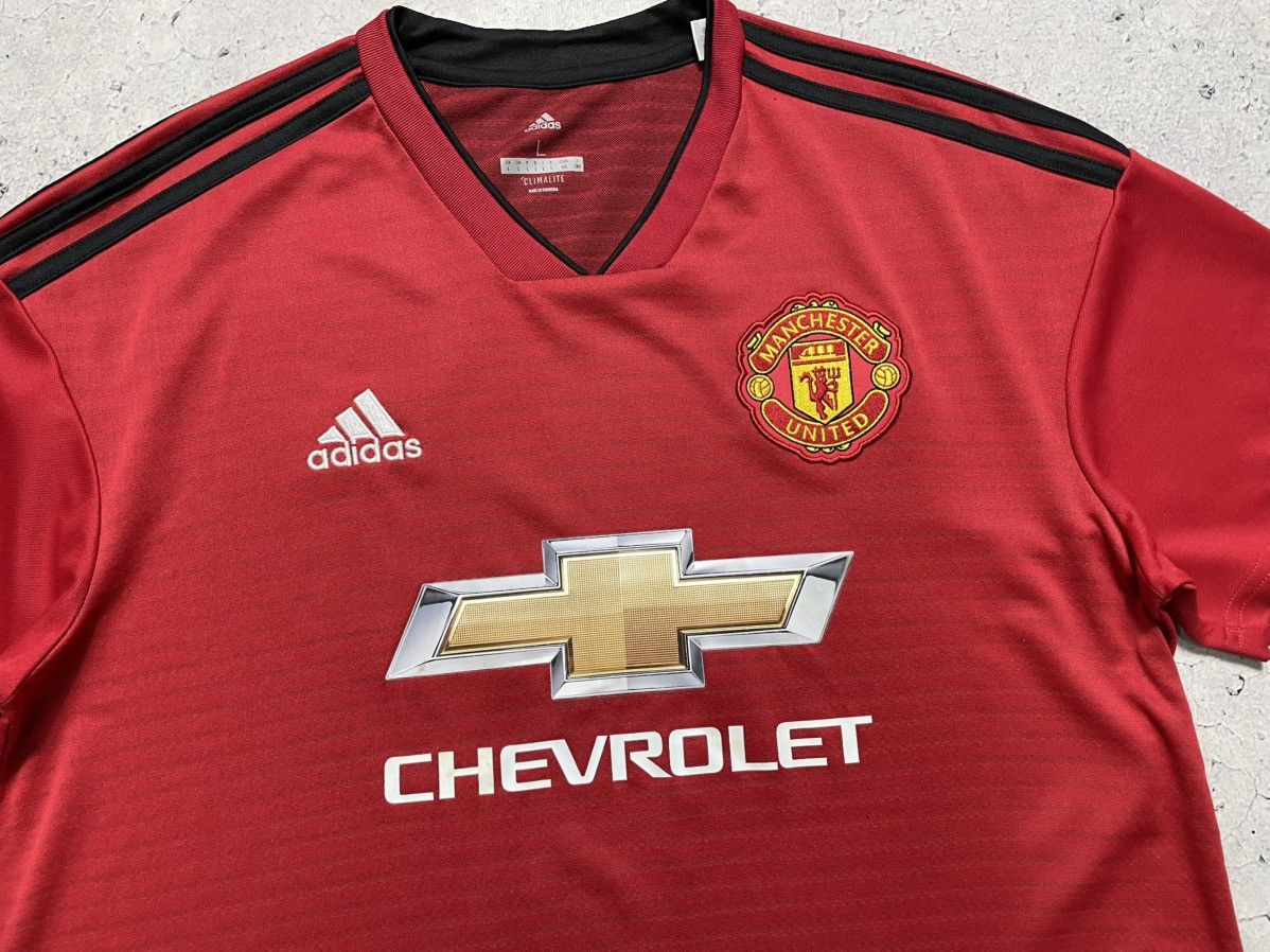 Adidas Adidas FC Manchester United 2018/2019 Soccer Jersey Size US L / EU 52-54 / 3 - 6 Thumbnail