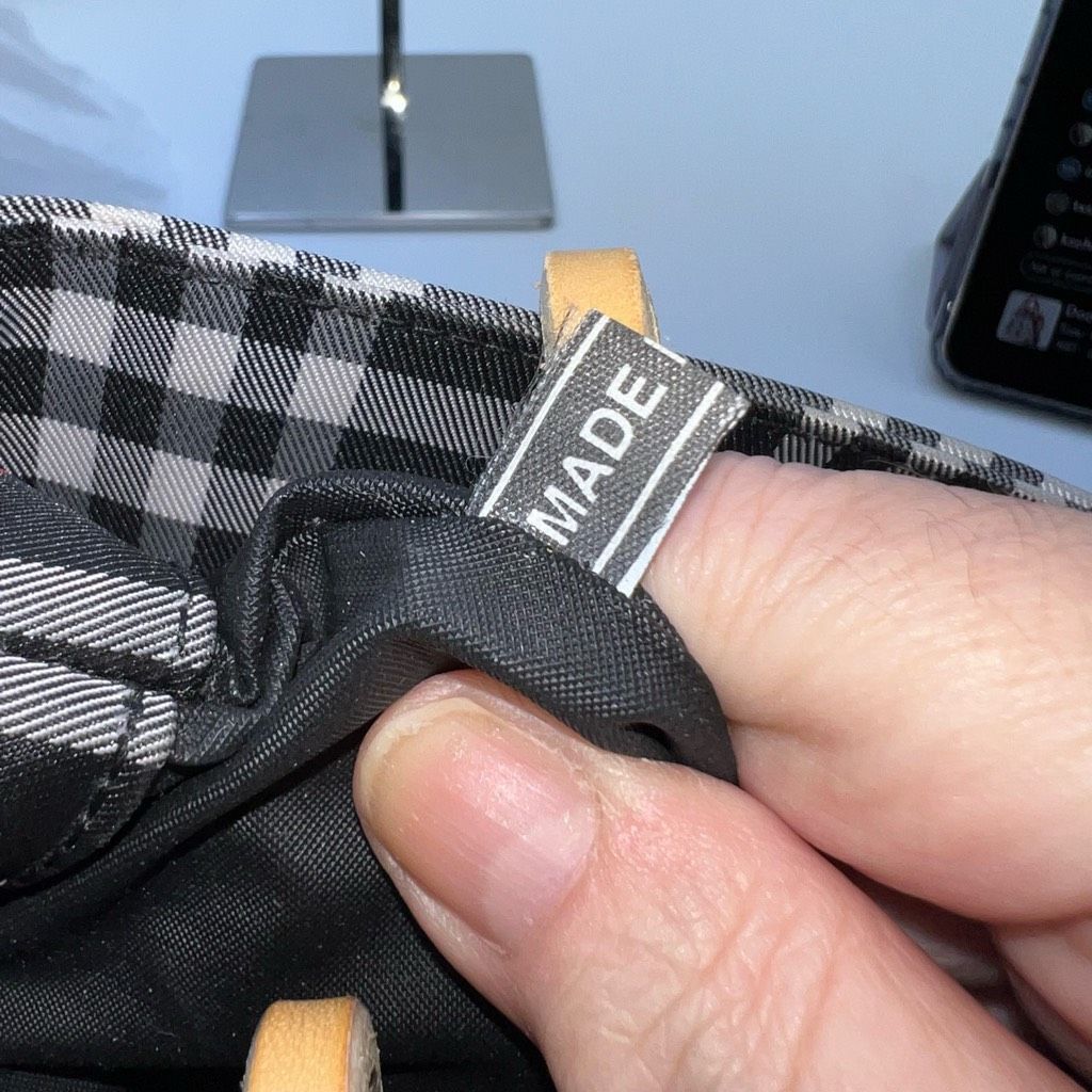 Burberry BURBERRY Nova Check Hand Bag Nylon Black Small Tote with Dust Bag Size ONE SIZE - 7 Thumbnail
