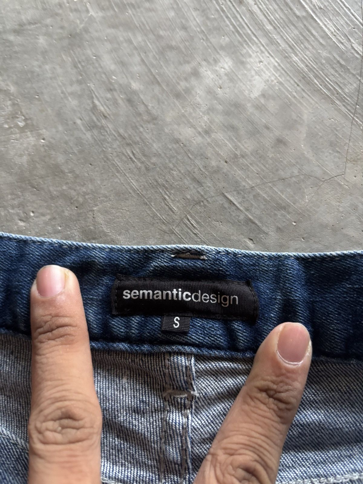 semanticdesign SEMANTIC DESIGN slim skinny hedi slimane style distressed Size US 29 - 5 Thumbnail