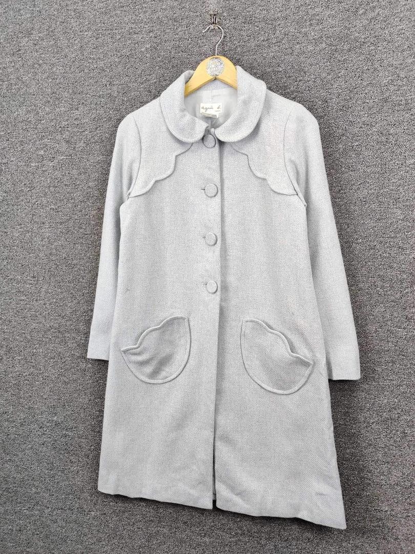 agnes b. Vintage Agnes B Wool Long Coat Size US S / EU 44-46 / 1 - 2 Thumbnail