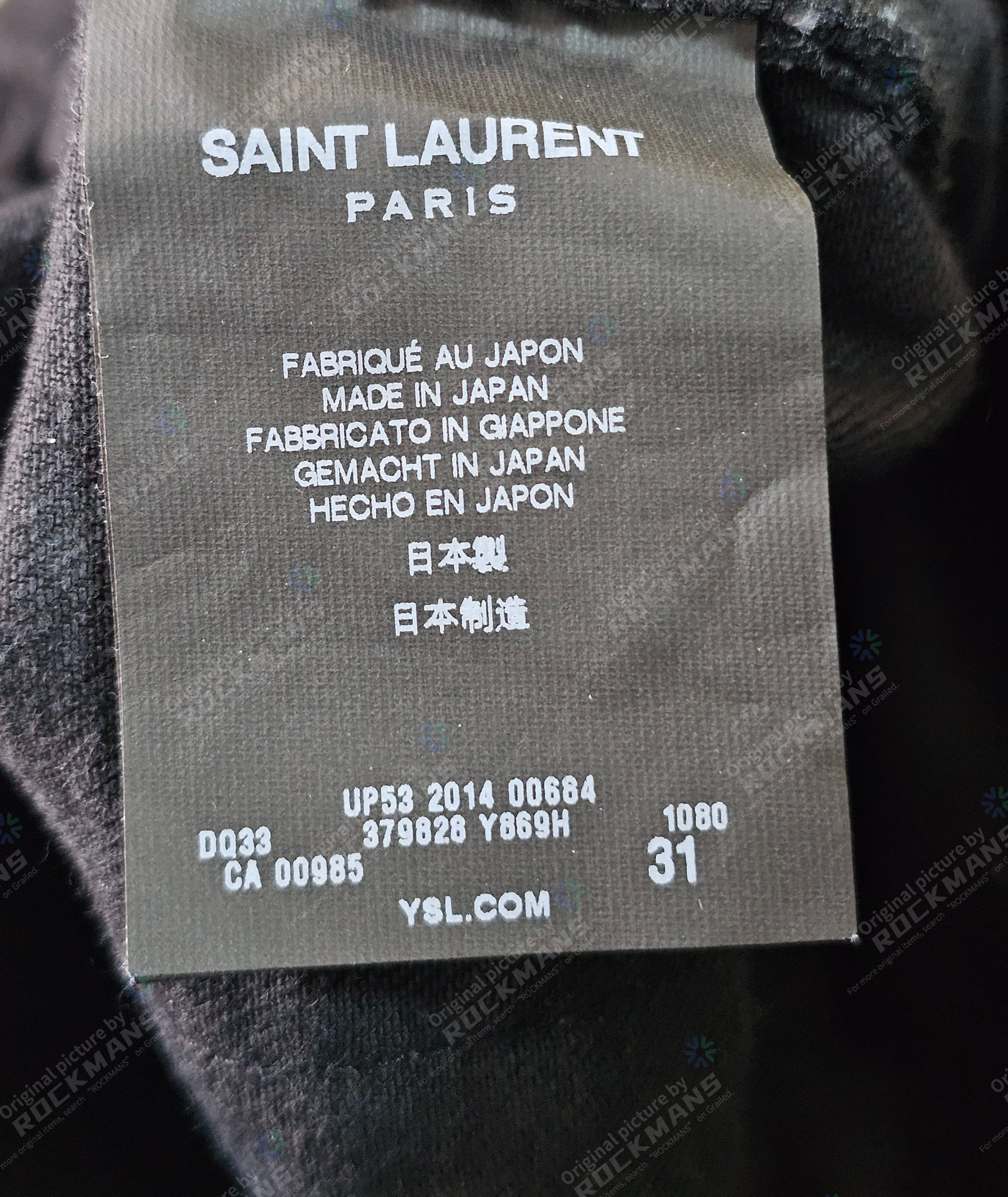 Saint Laurent Paris Saint Laurent Paris Men's D02 Jeans Size 32 Size US 31 - 5 Thumbnail
