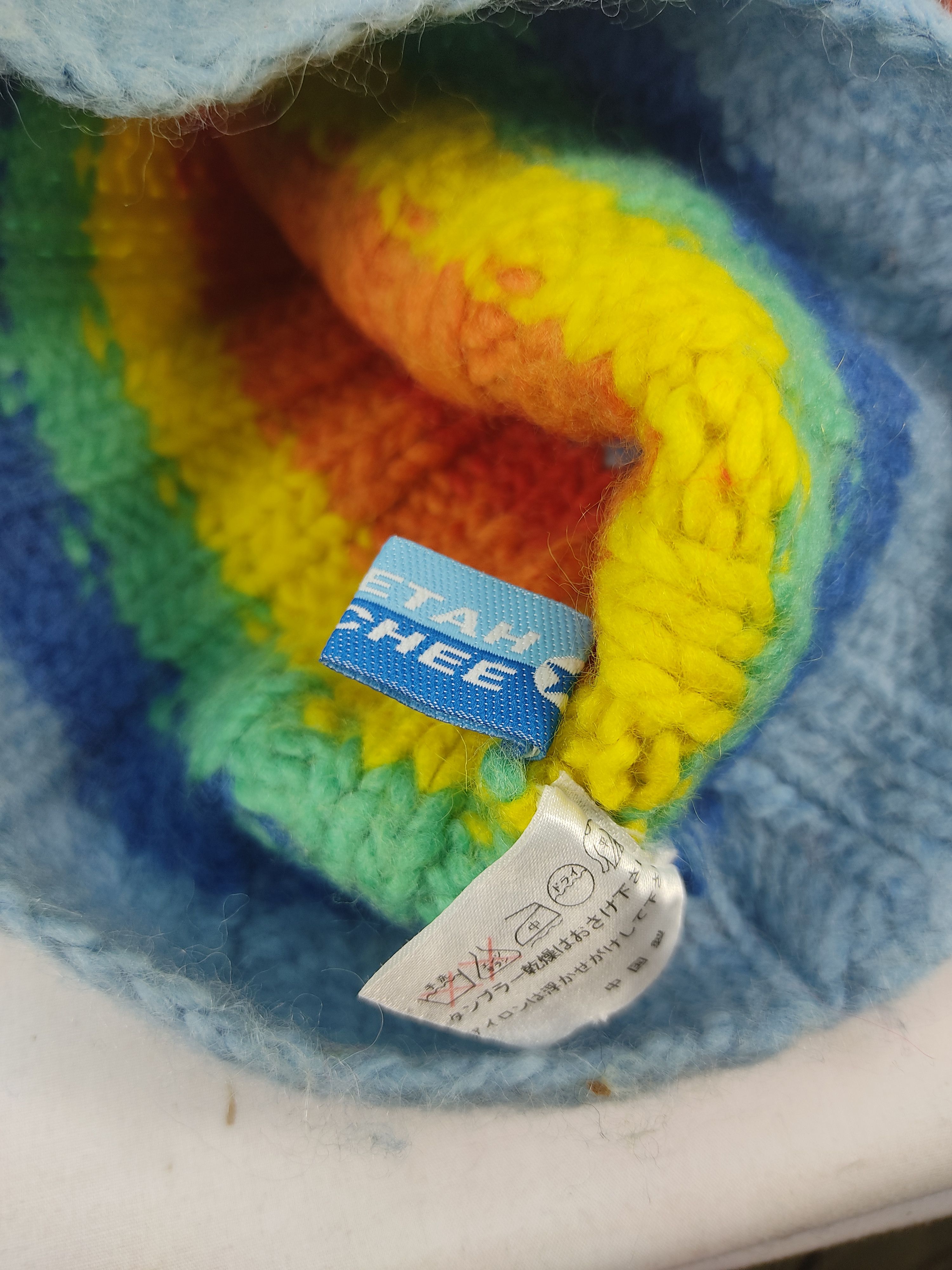 Japanese Brand Tahchee Rainbow Knit Beanie/Snow Hat/Snow Cap