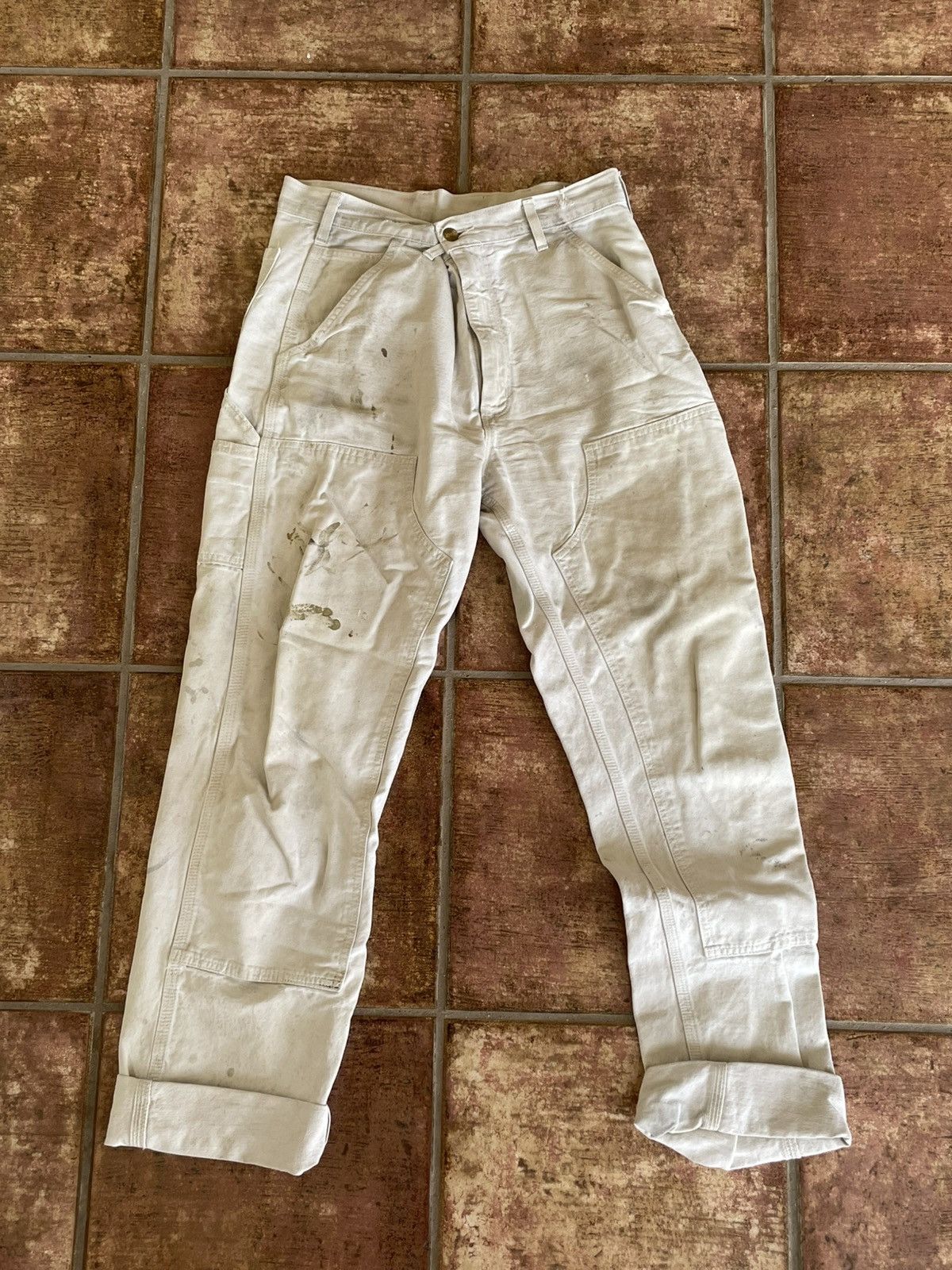 Carhartt doubleknee painter pants 34×34 Carhartt Double Knee Denim Painter Pants Size 34×32