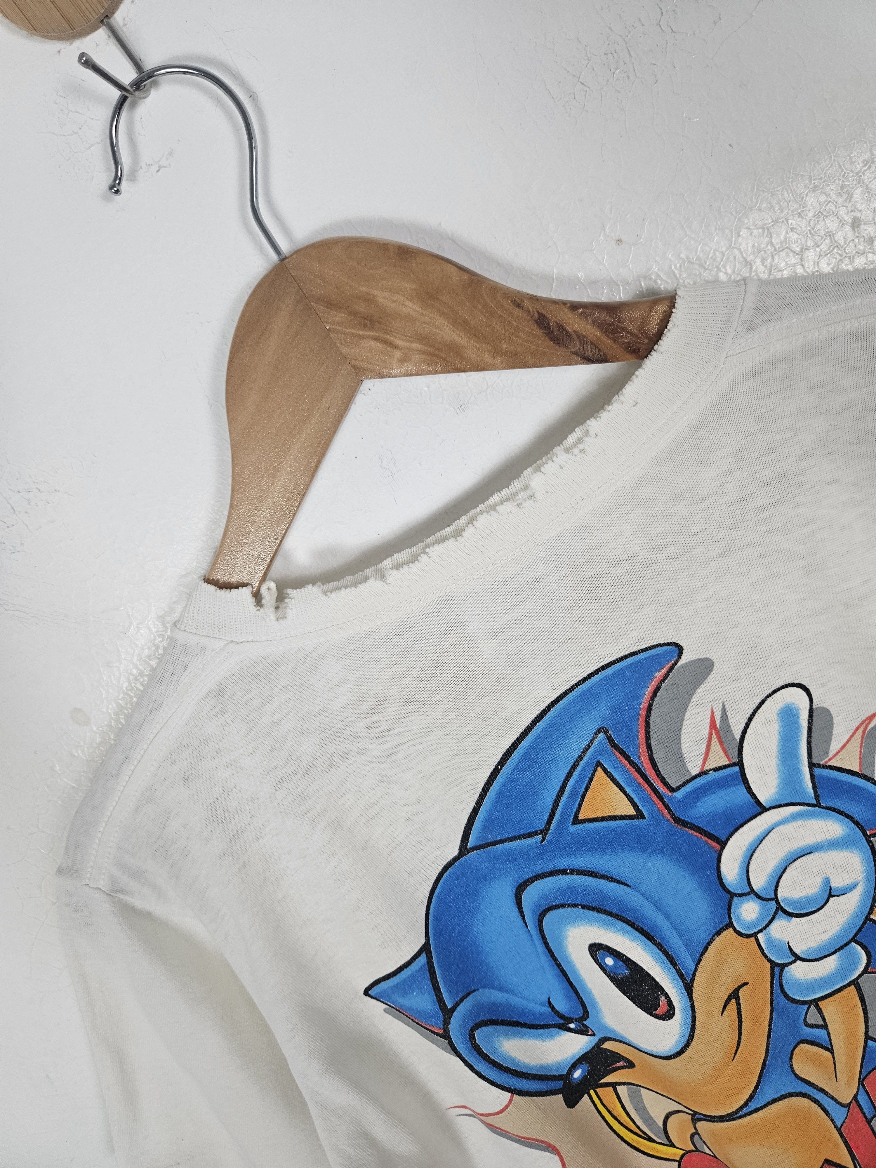 Nintendo Vintage Sega Sonic The Hedgehog 90s shirt Size US XS / EU 42 / 0 - 7 Thumbnail