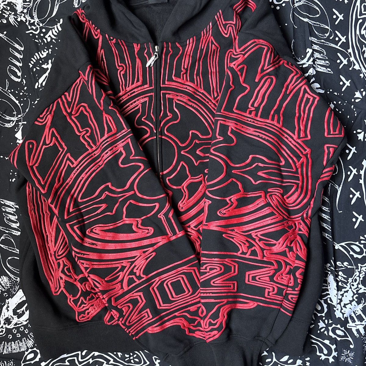 City Morgue × Revenge Revenge Dead-shot all over puff print (back is blank) zip up Size US M / EU 48-50 / 2 - 2 Thumbnail