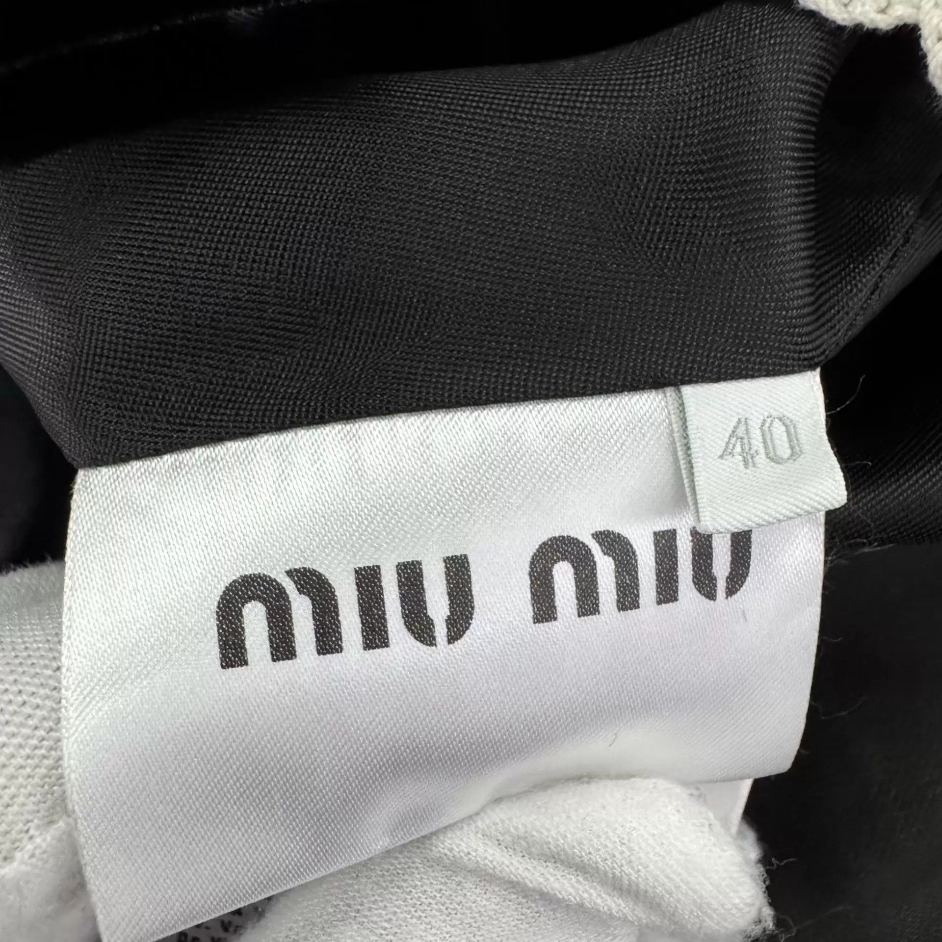 Miu Miu MIU MIU Women's Long Velvet Black Coat 40 Size S / US 4 / IT 40 - 5 Thumbnail