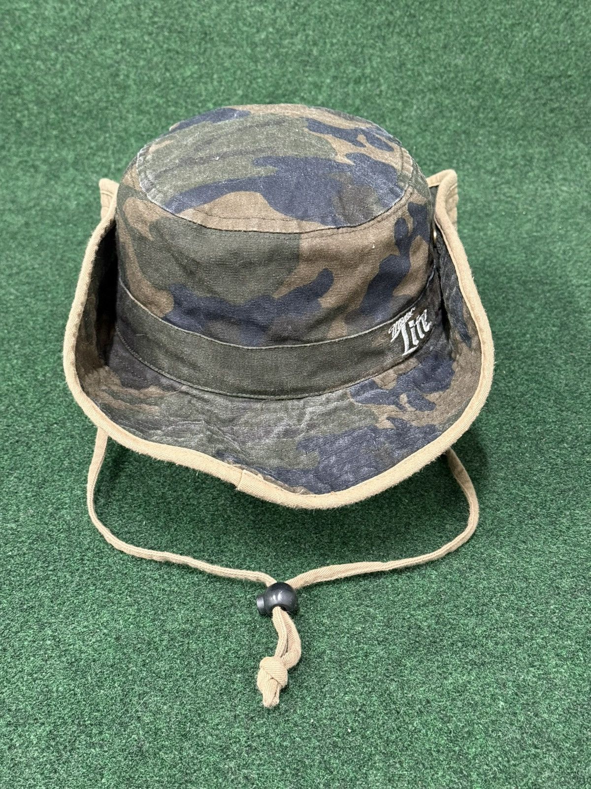 Vintage Vintage Miller Lite Beer Camo Boonie Hat Size ONE SIZE - 4 Thumbnail