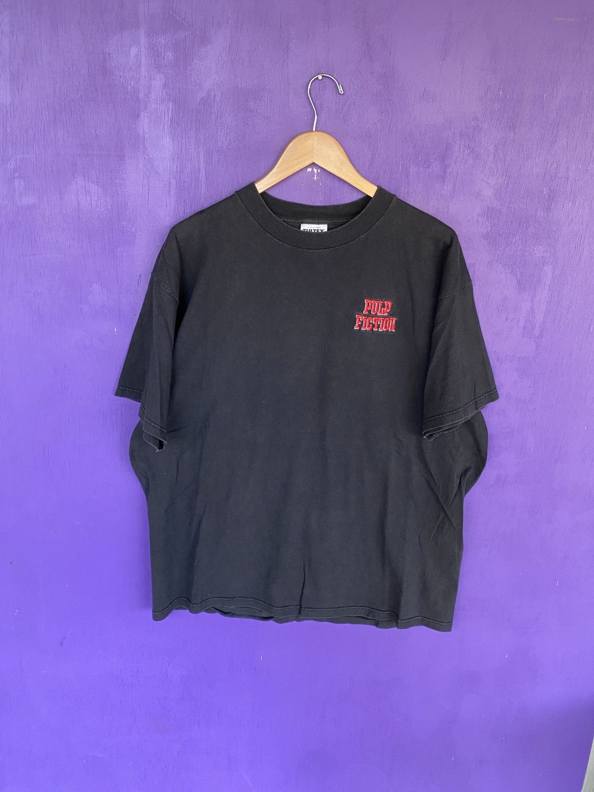 Other Vintage 90s Pulp fiction embroidered mullet tee Size US XL / EU 56 / 4 - 1 Thumbnail