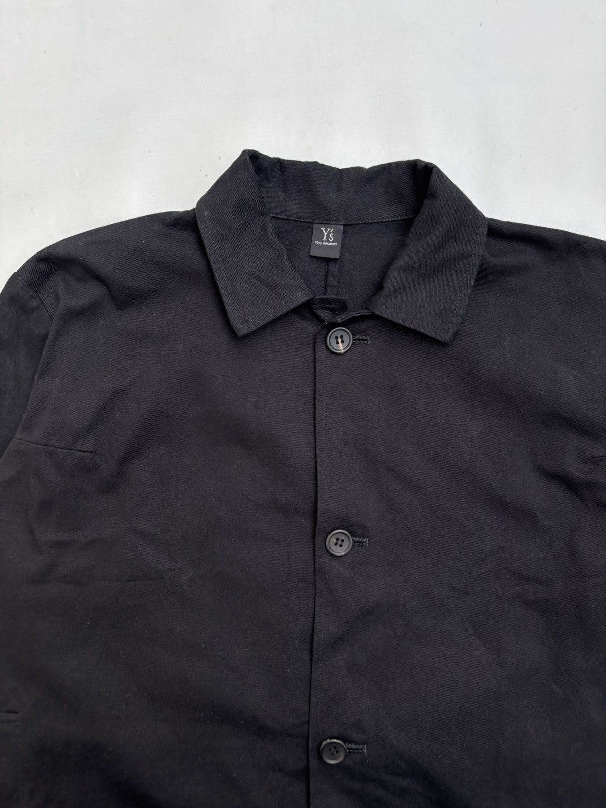 Yohji Yamamoto Wide Cropped Button Up Jacket Size US L / EU 52-54 / 3 - 7 Thumbnail