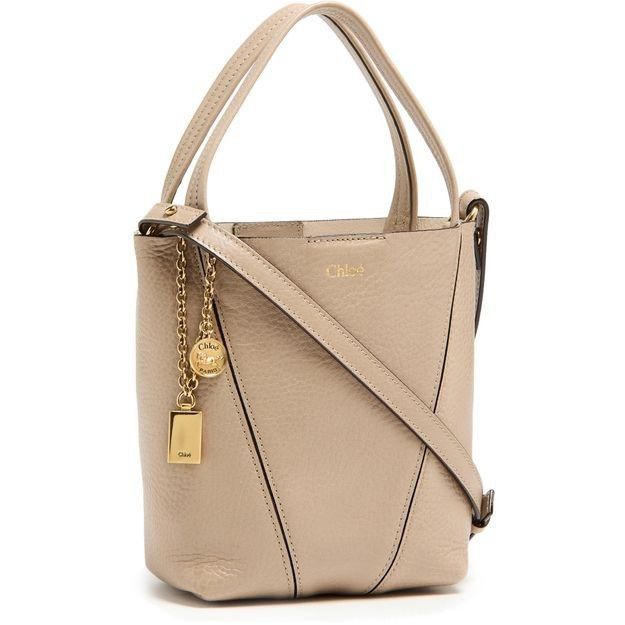 Chloe Chloe Small Spin Boyish Brown Grained Leather Tote Handbag N Size ONE SIZE - 2 Thumbnail