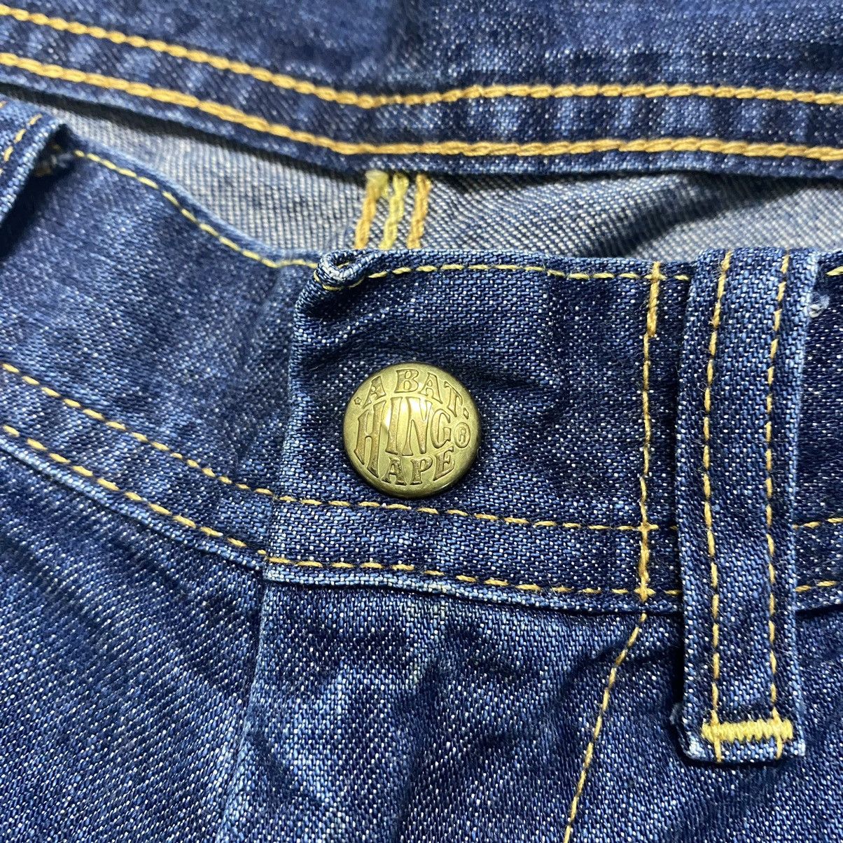 Bape Vintage Bape Denim Carpenter Pants Oiled Coated Size US 34 / EU 50 - 14 Thumbnail