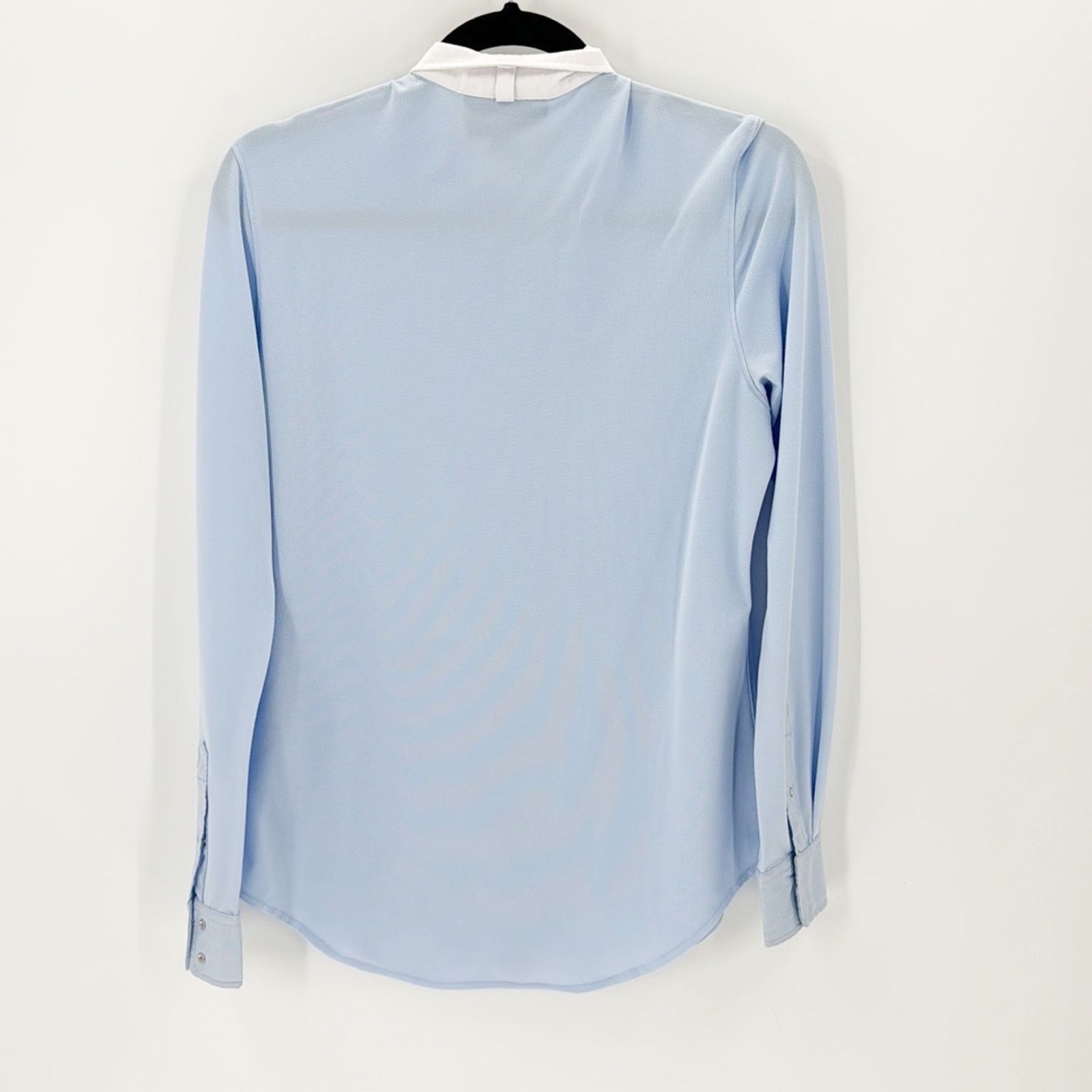 Ariat Ariat Pro Series Blue Equestrian Riding Snap Button Shirt Size M / US 6-8 / IT 42-44 - 2 Thumbnail