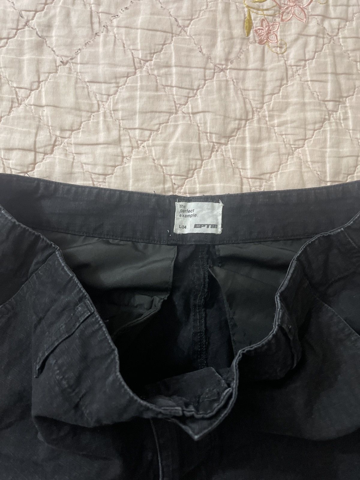 Vintage Eptm Black Cargo pants Size US 34 / EU 50 - 6 Thumbnail