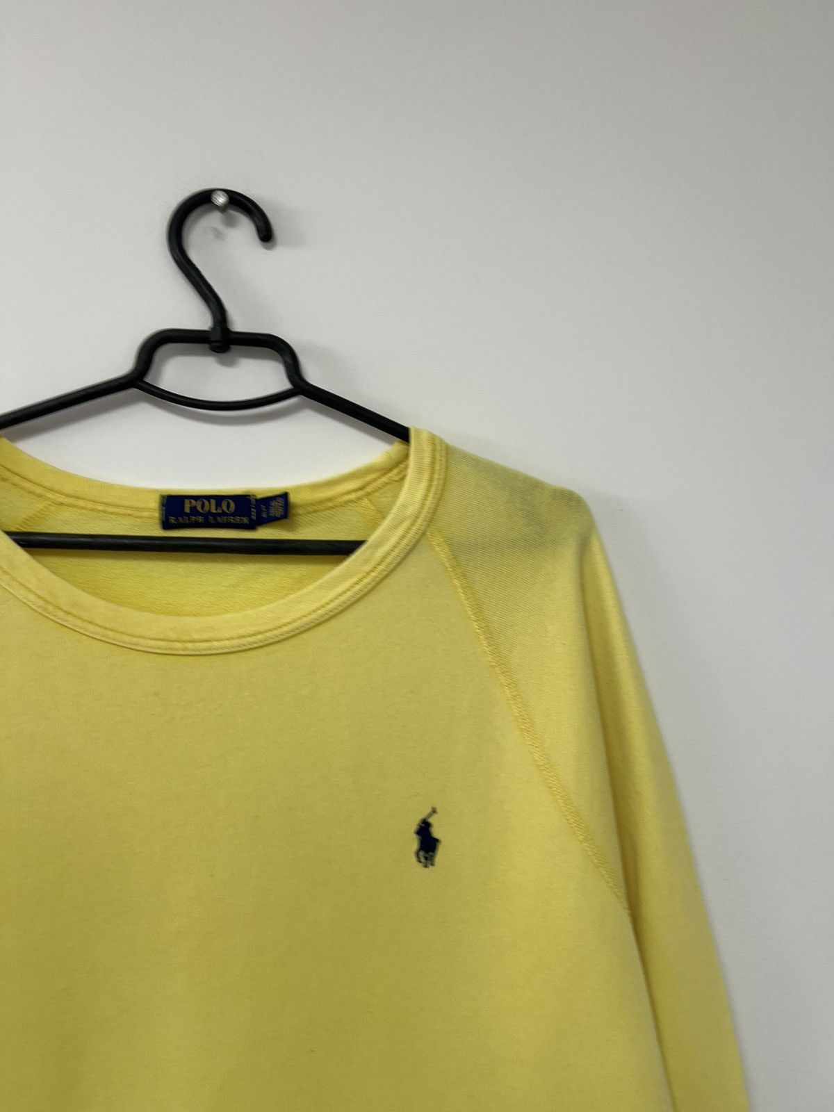 Polo Ralph Lauren × Vintage Vintage Polish Ralph Lauren Yellow Sweatshirt Rare sz L Size US L / EU 52-54 / 3 - 6 Thumbnail